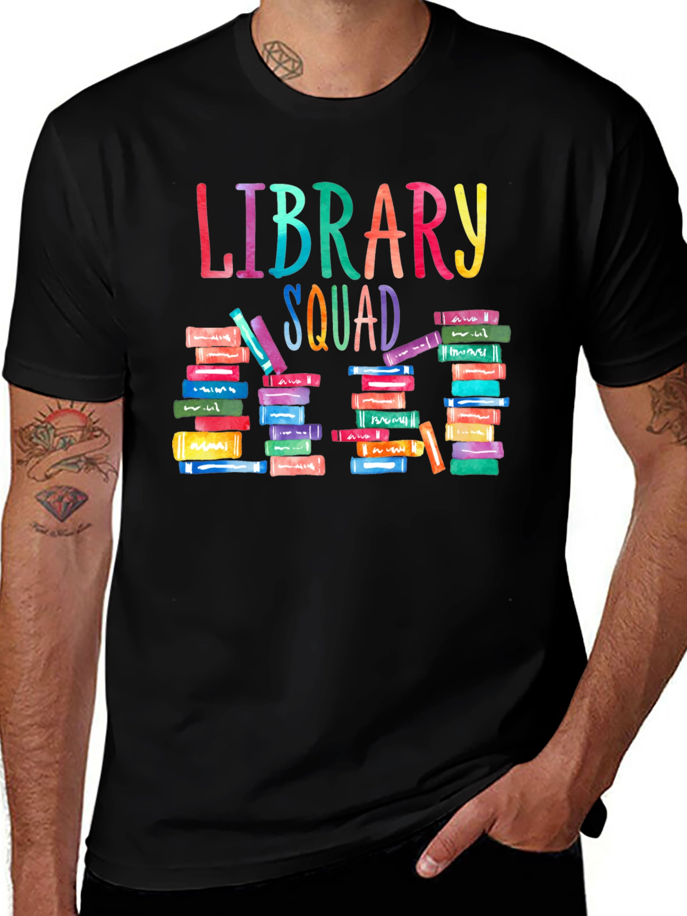 Library Squad Graphic Tee