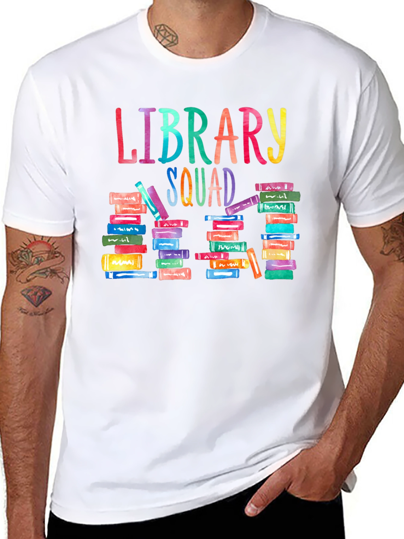 Library Squad Graphic Tee