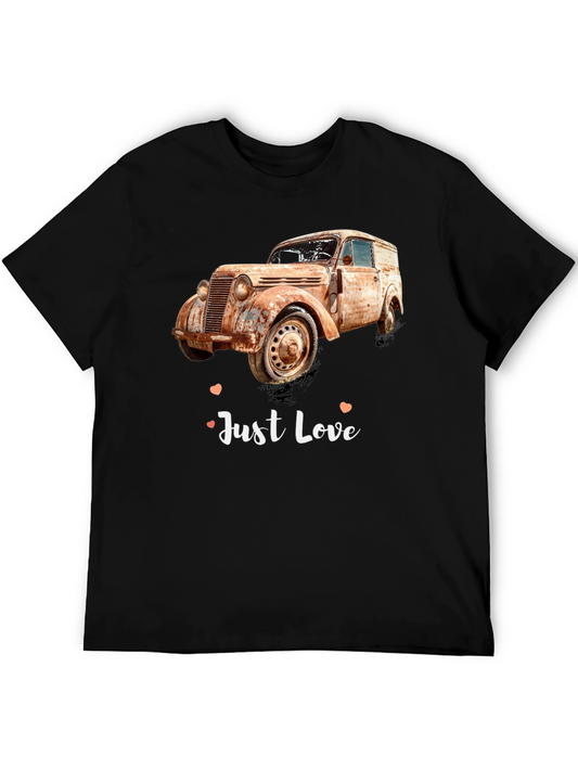 Vintage Car Graphic Tee - Just Love Design