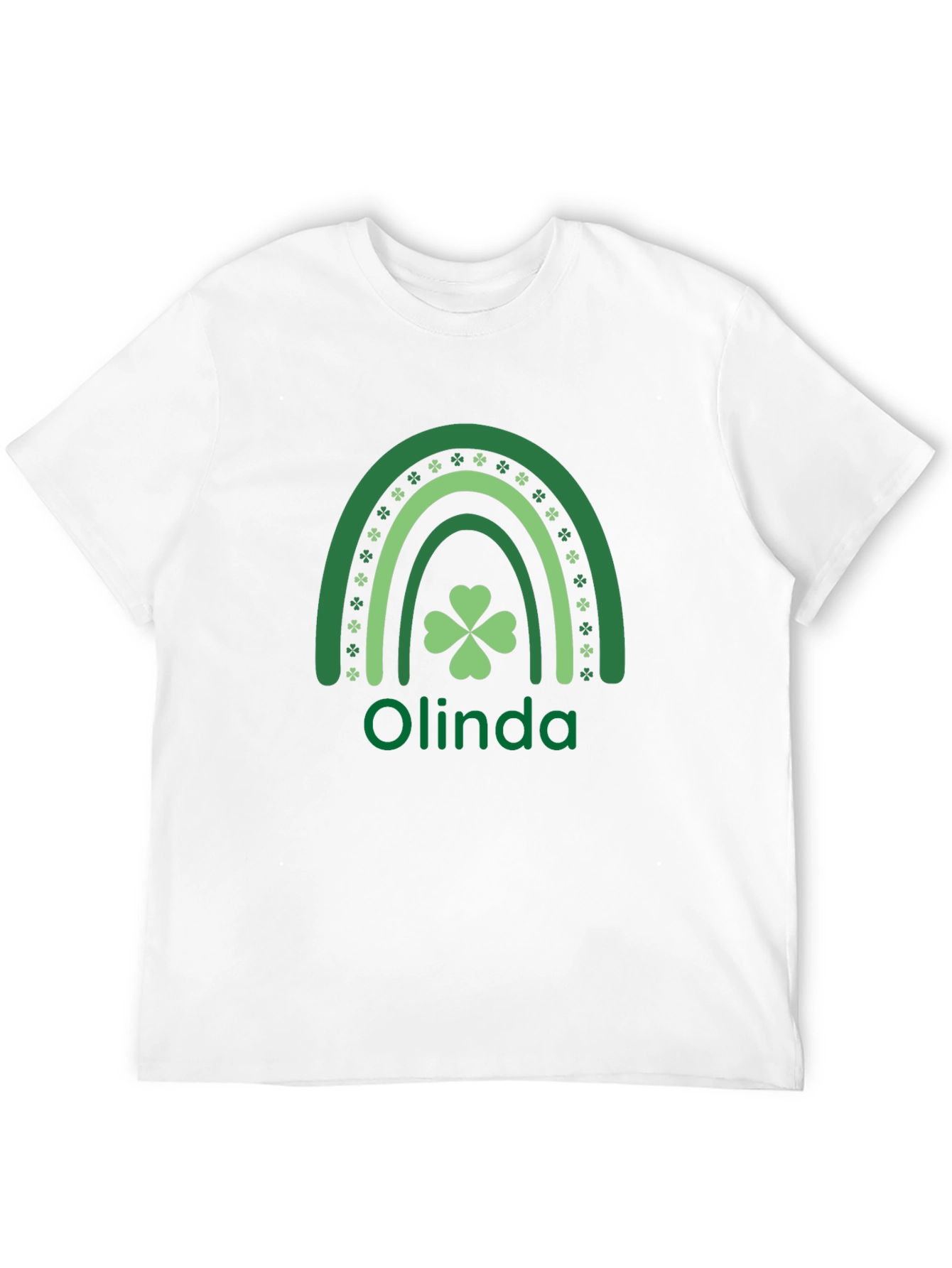 Olinda Rainbow Clover St. Patricks Day T-Shirt