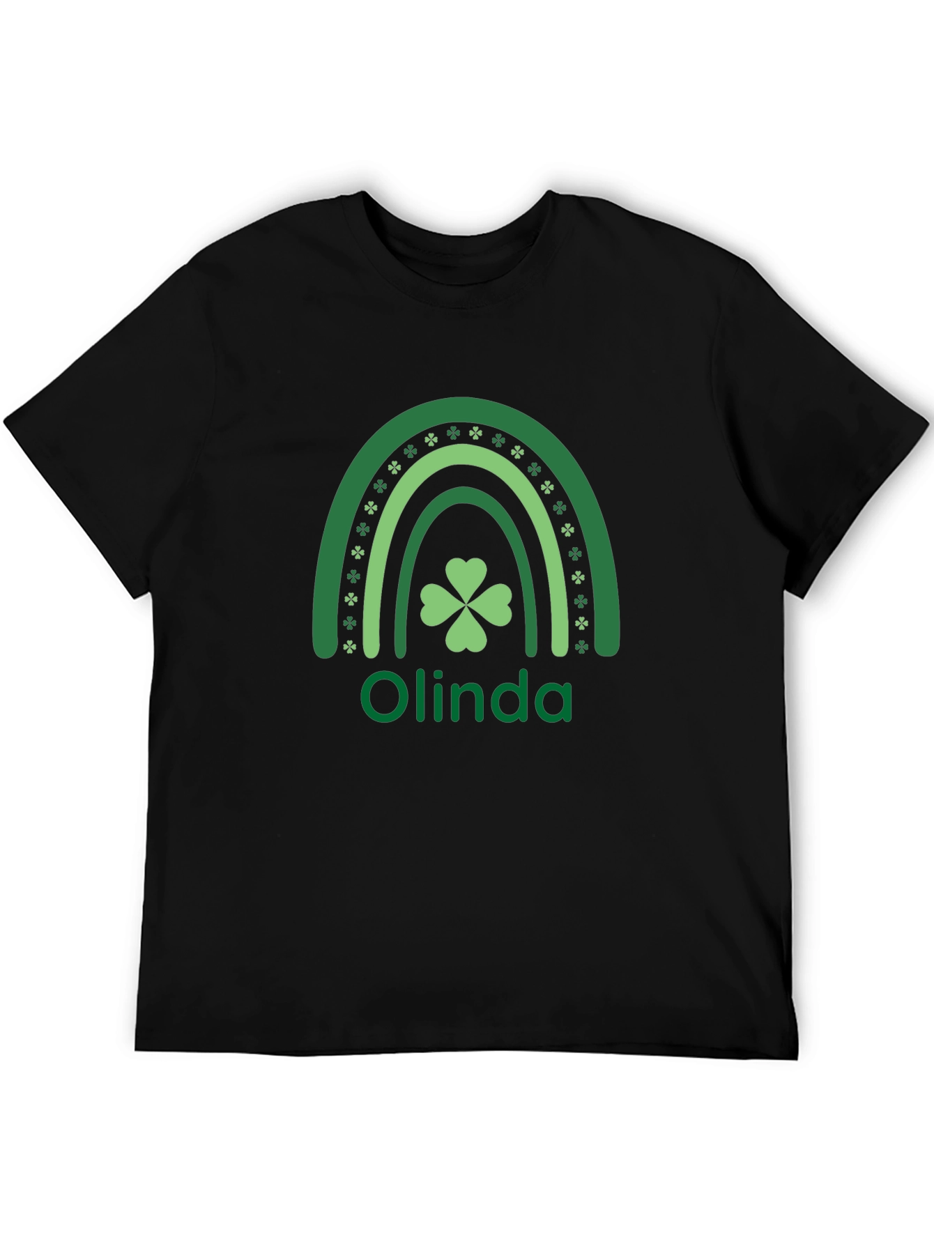 Olinda Rainbow Clover St. Patricks Day T-Shirt
