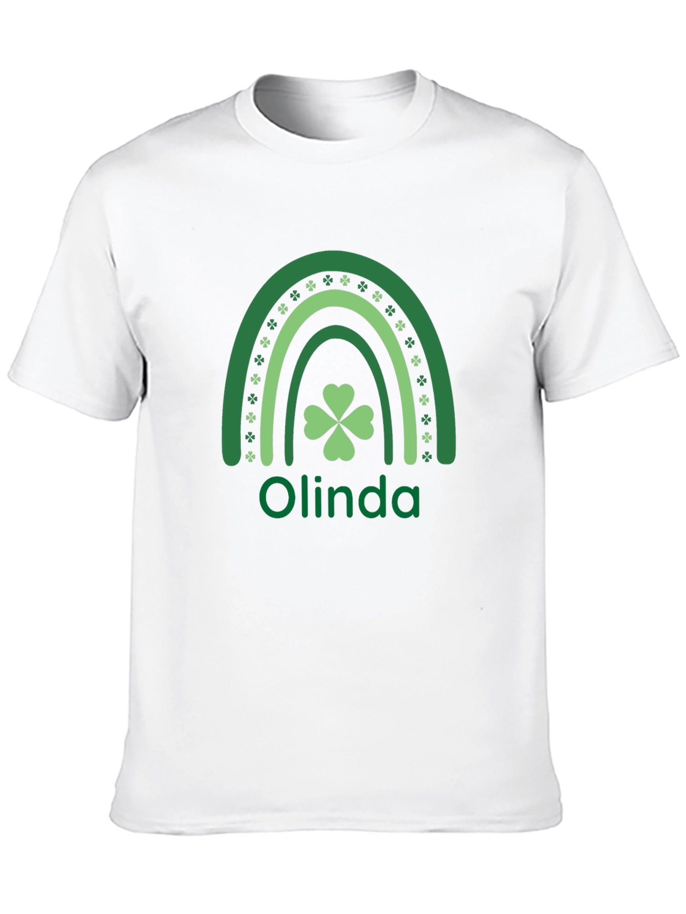 Olinda Rainbow Clover St. Patricks Day T-Shirt