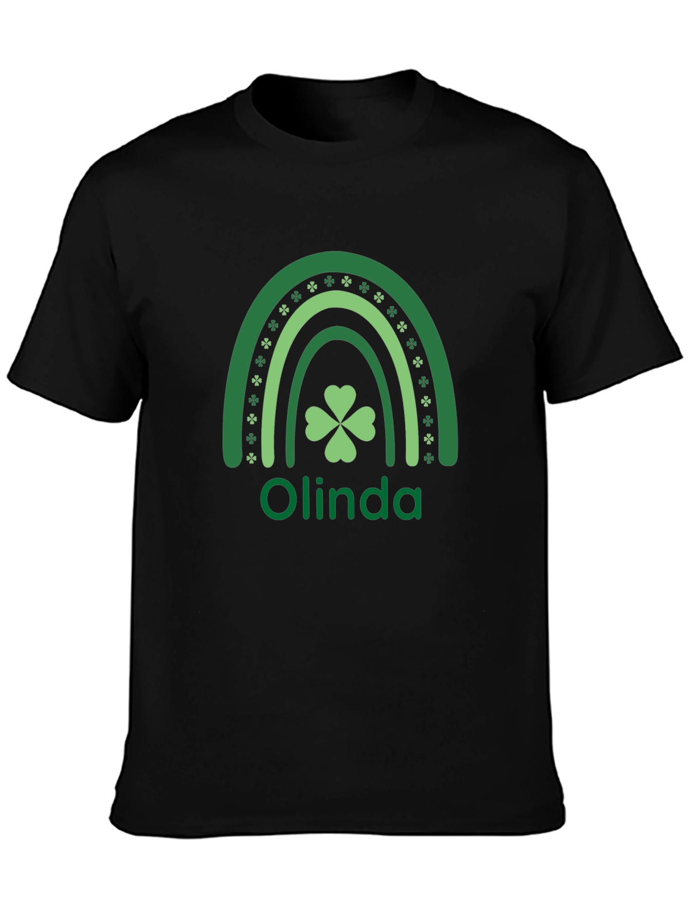 Olinda Rainbow Clover St. Patricks Day T-Shirt