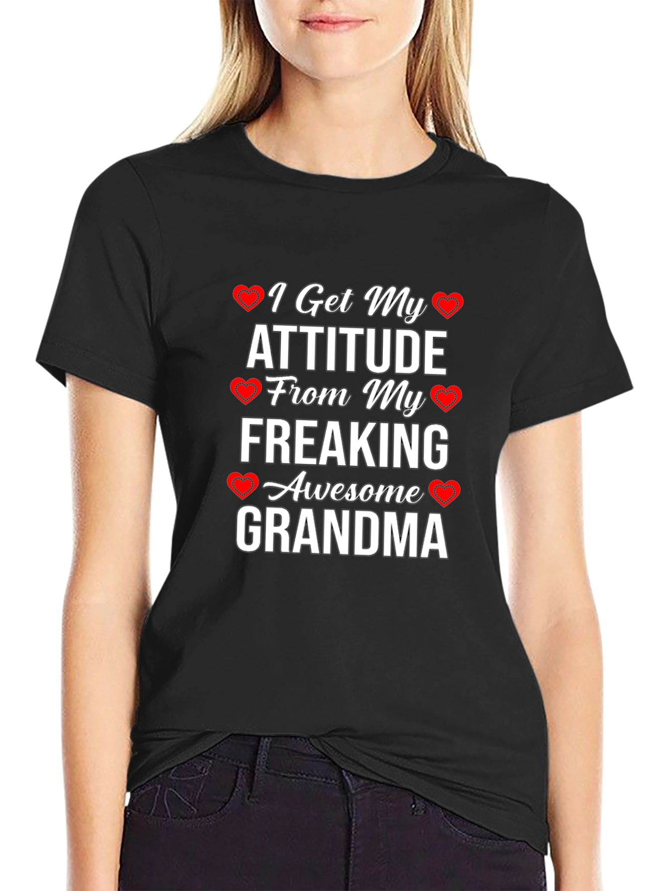 Awesome Grandma Graphic T-Shirt