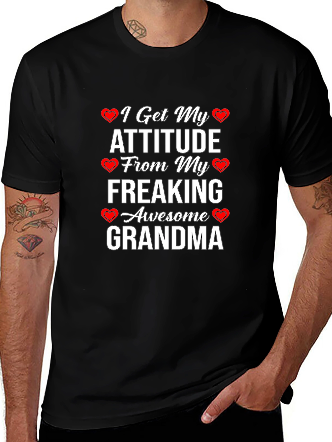 Awesome Grandma Graphic T-Shirt