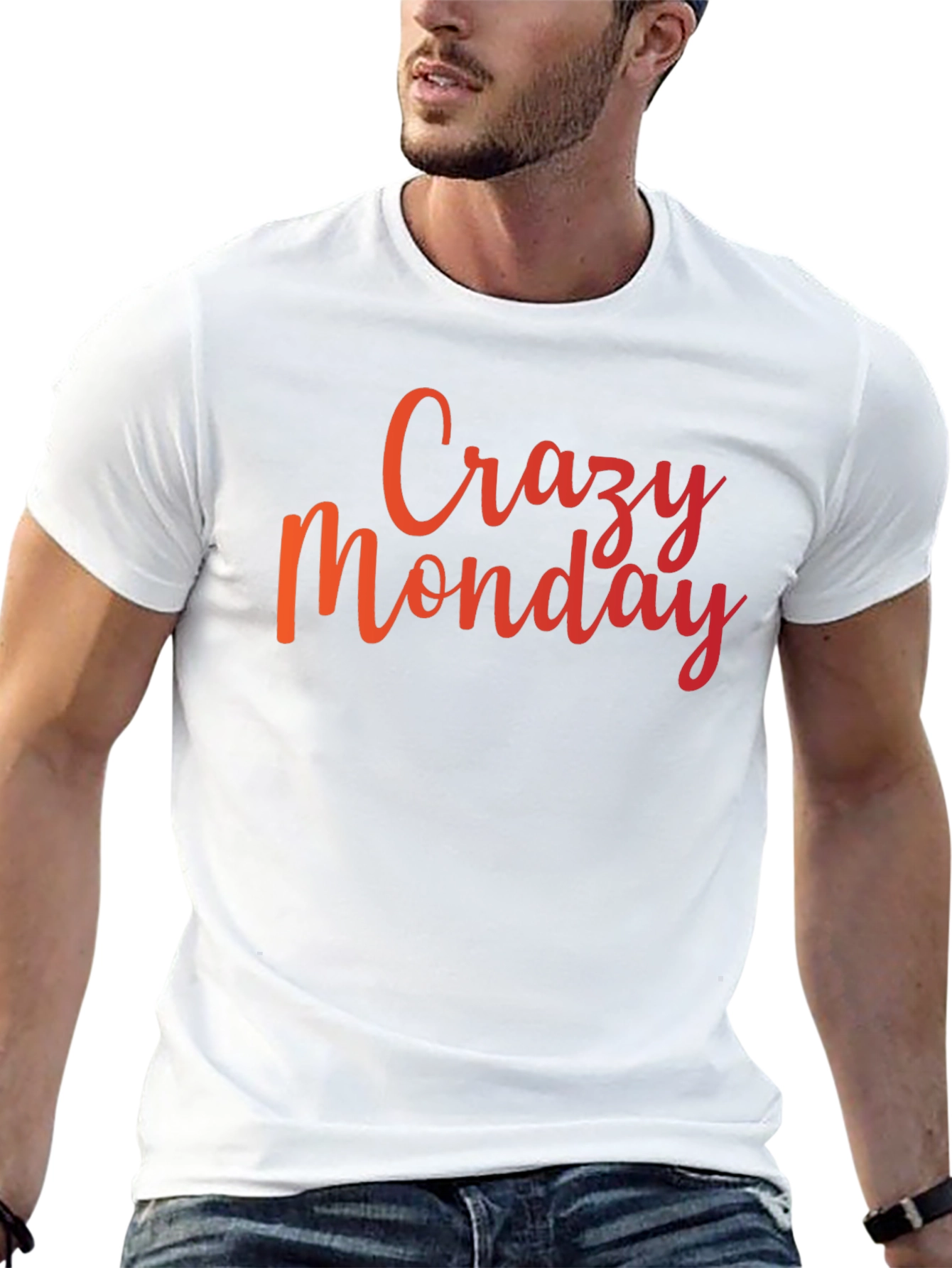 Crazy Monday Graphic Tee - Black