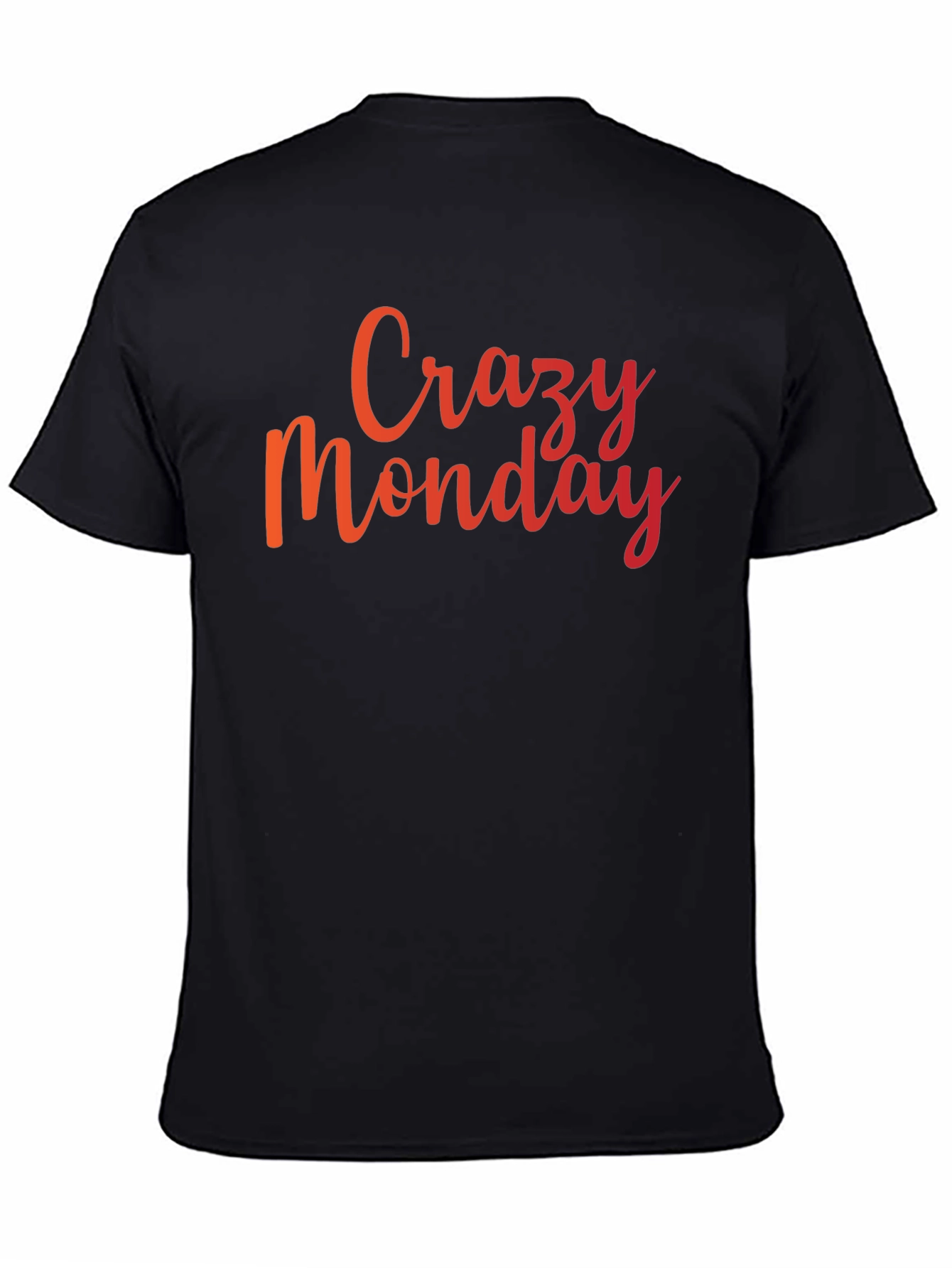 Crazy Monday Graphic Tee - Black