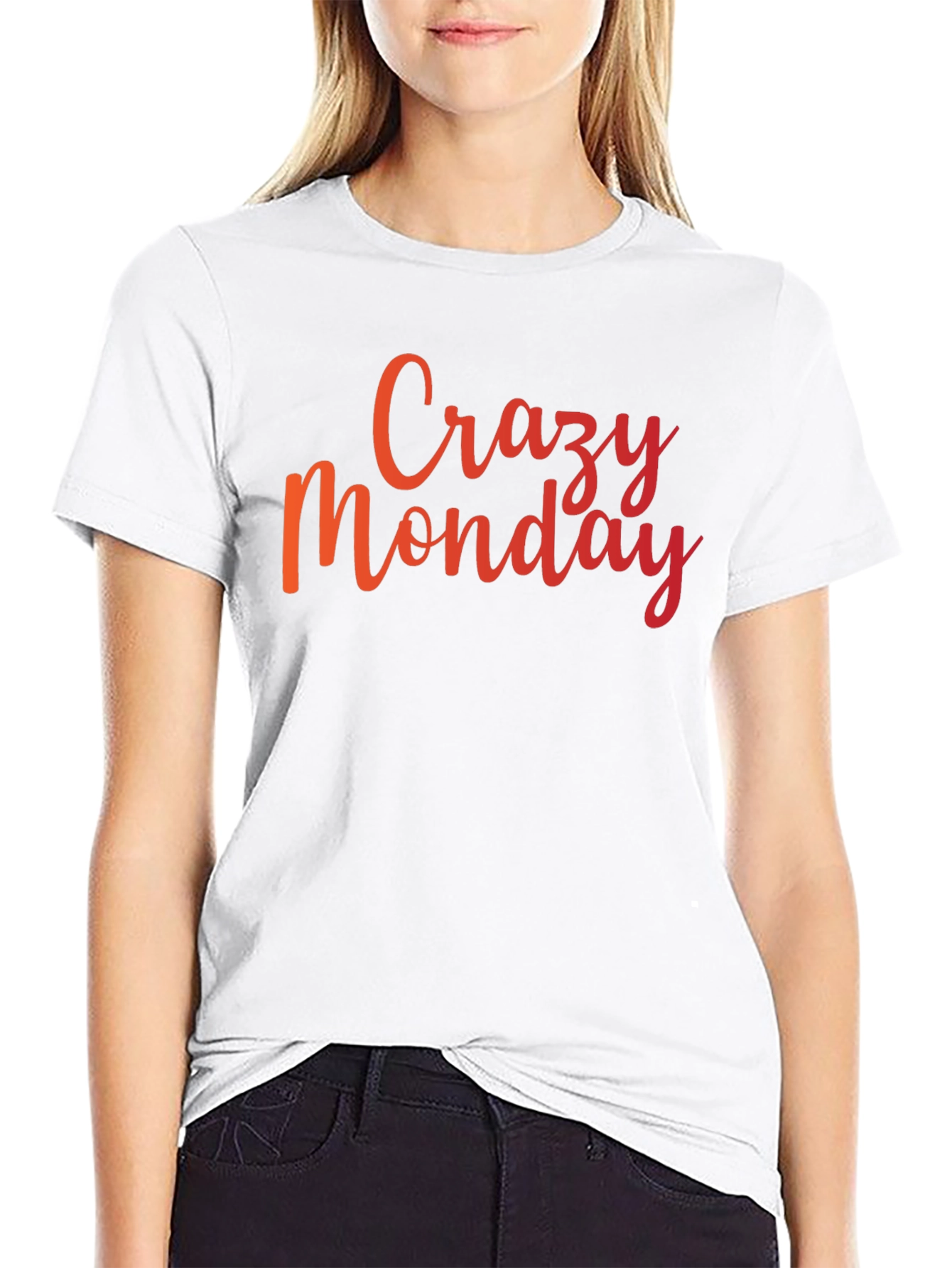 Crazy Monday Graphic Tee - Black