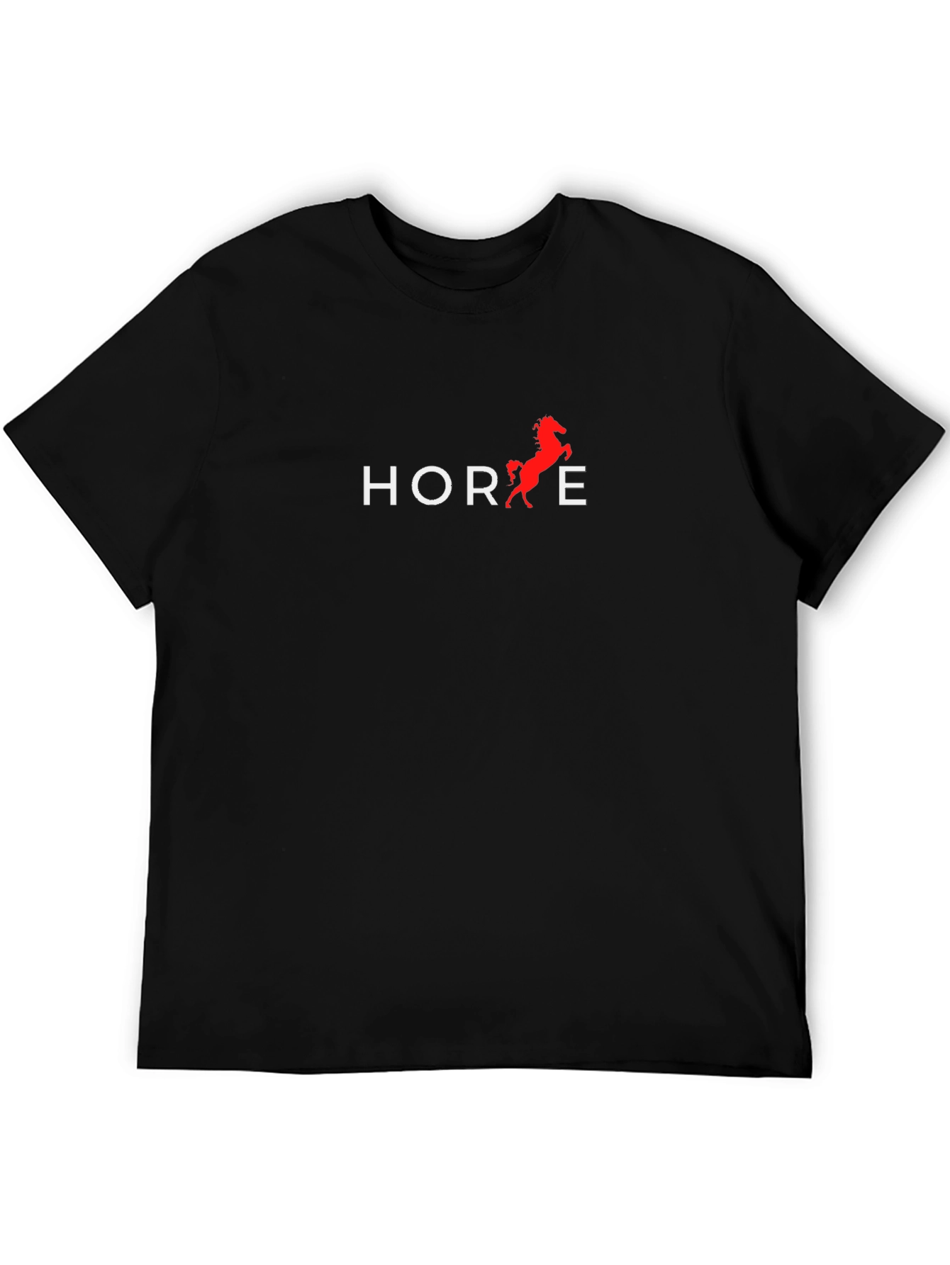 Horse Graphic Black T-Shirt
