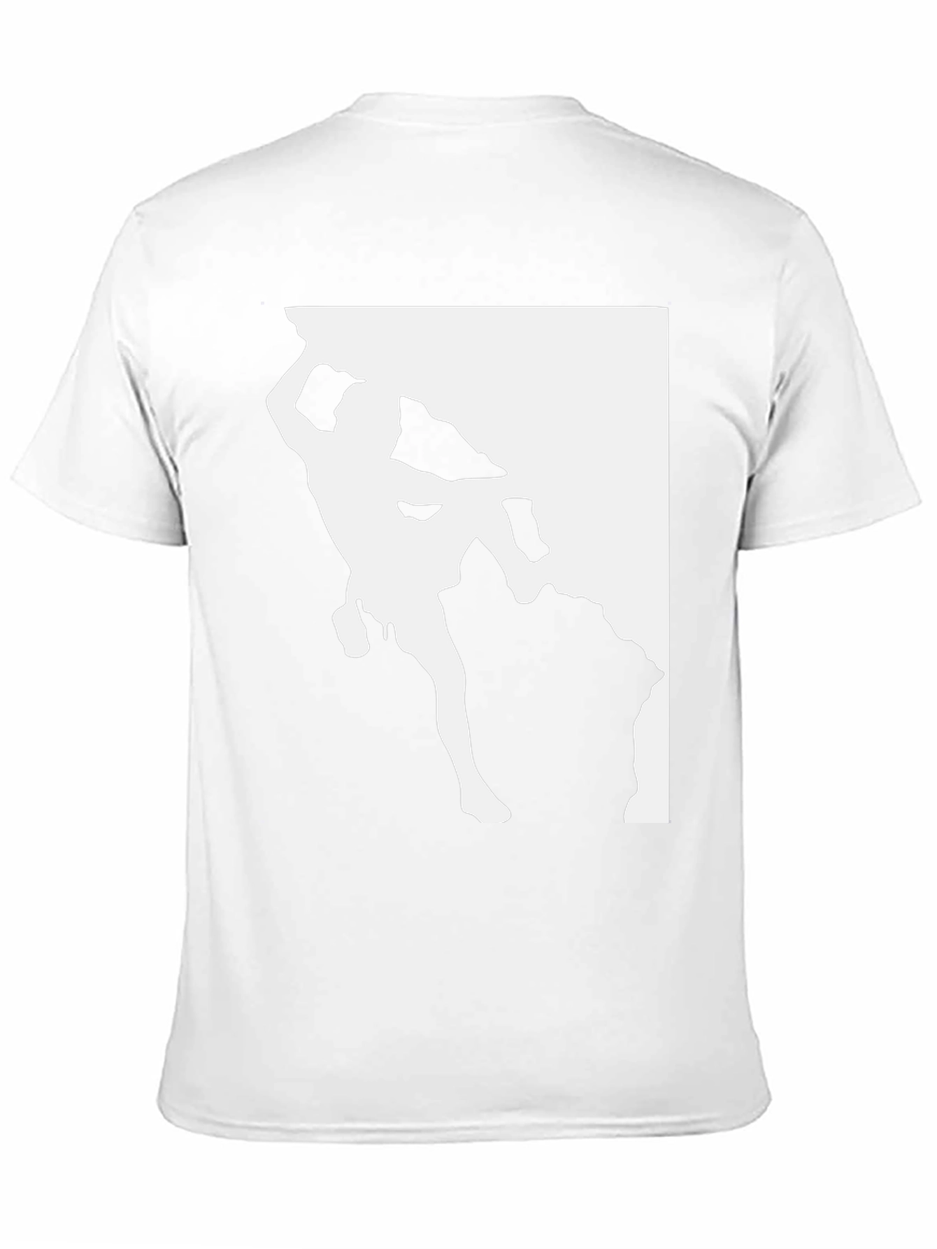 Rock Climbing T-Shirt - Black Tee with Climber Graphic