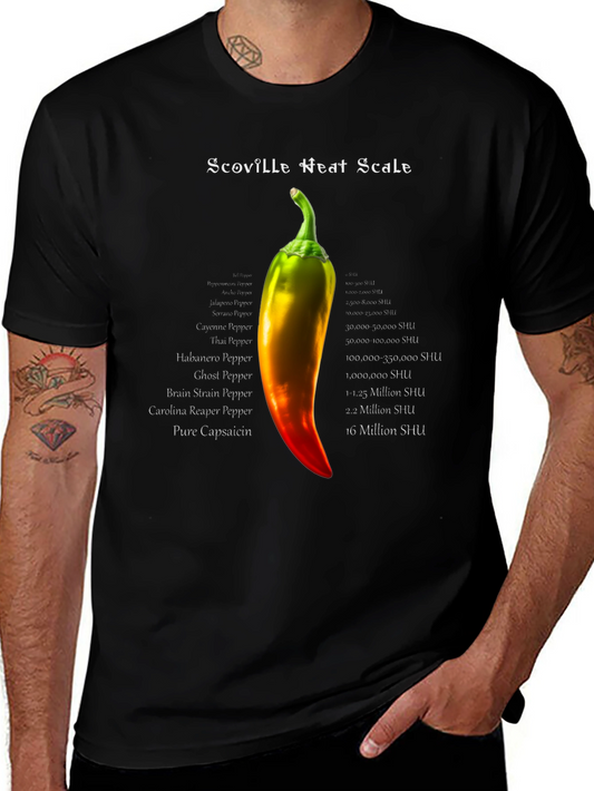 Scoville Heat Scale Pepper T-Shirt