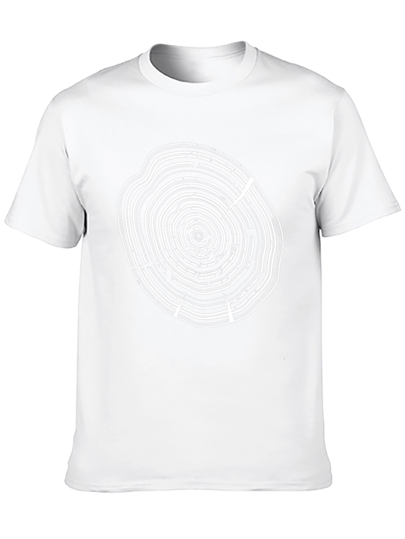 Tree Ring Graphic Black T-Shirt