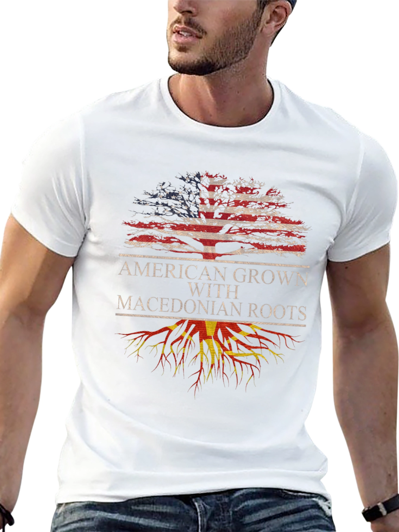 American Grown Macedonian Roots T-Shirt