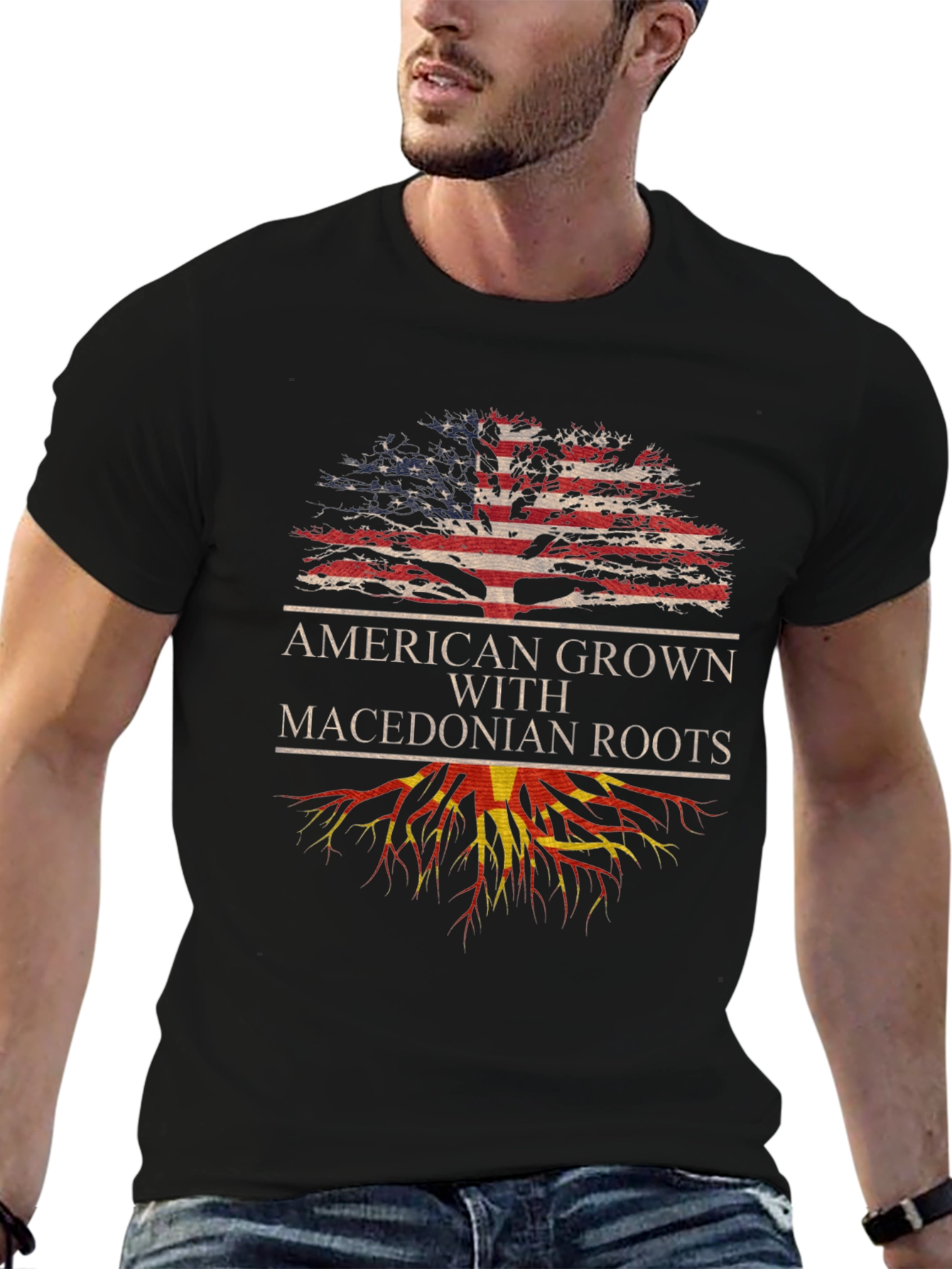 American Grown Macedonian Roots T-Shirt