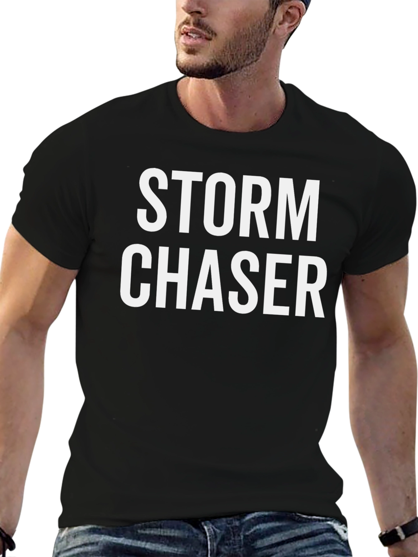 Storm Chaser Graphic T-Shirt - Black
