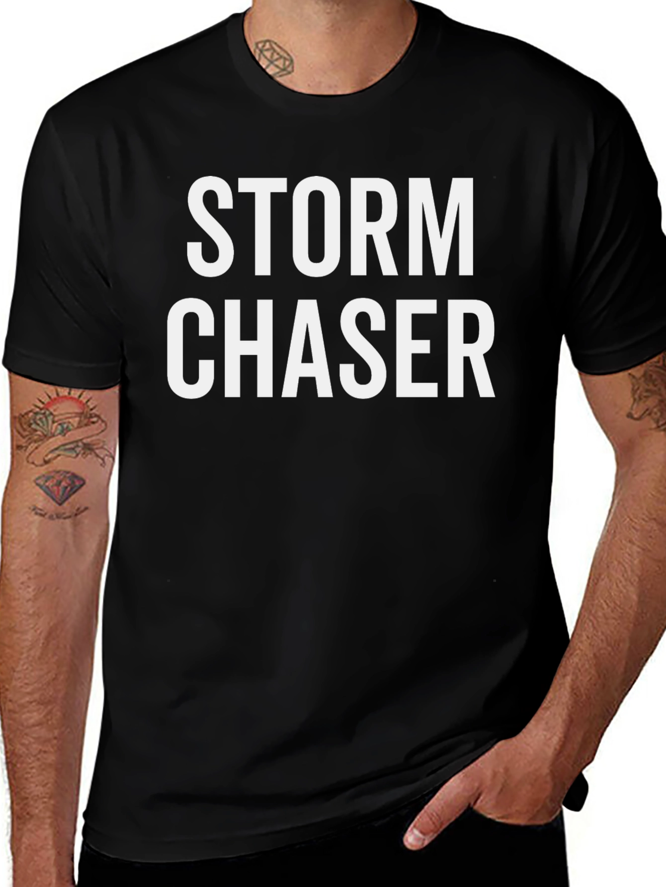 Storm Chaser Graphic T-Shirt - Black