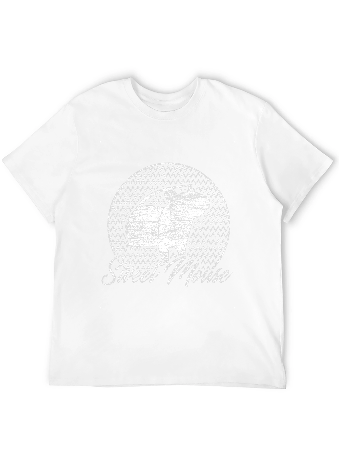 Sweet Mouse Graphic Tee - Distressed Print