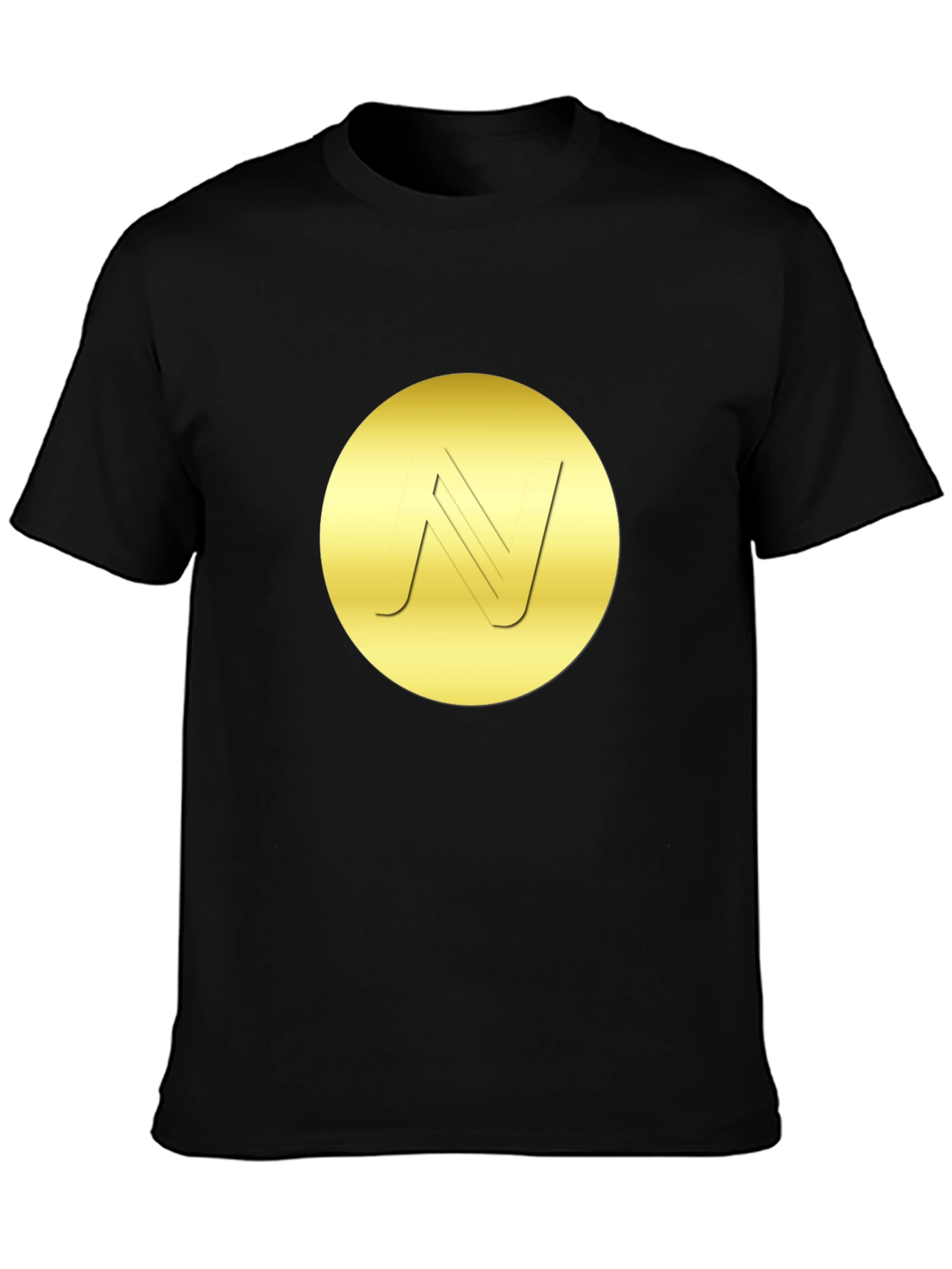 Gold Emblem Black T-Shirt