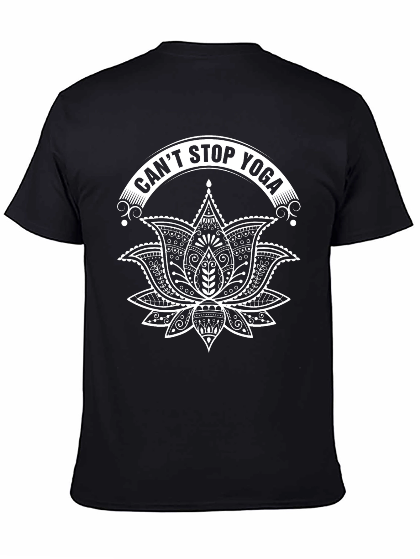 Cant Stop Yoga Mens Graphic Tee