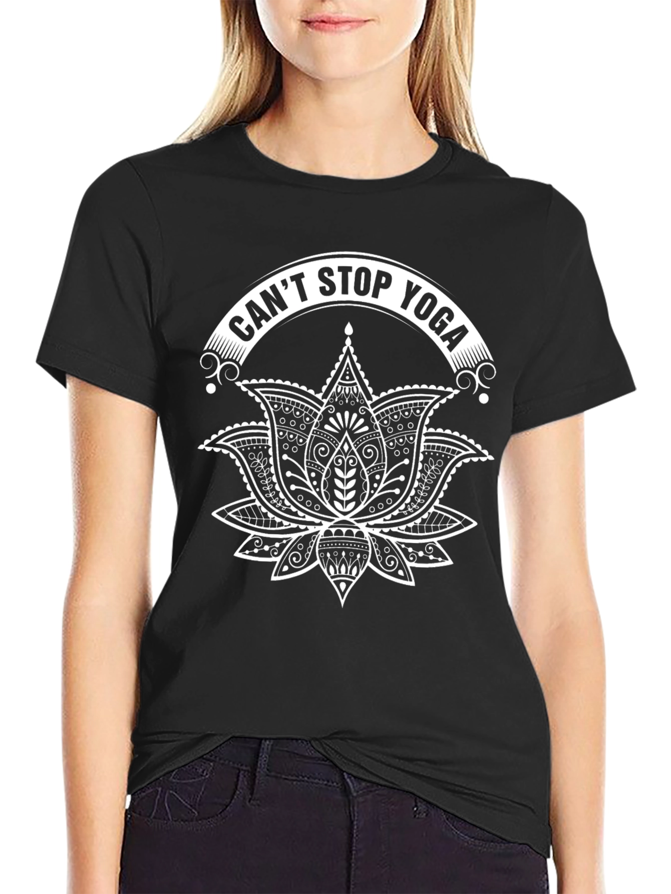 Cant Stop Yoga Mens Graphic Tee