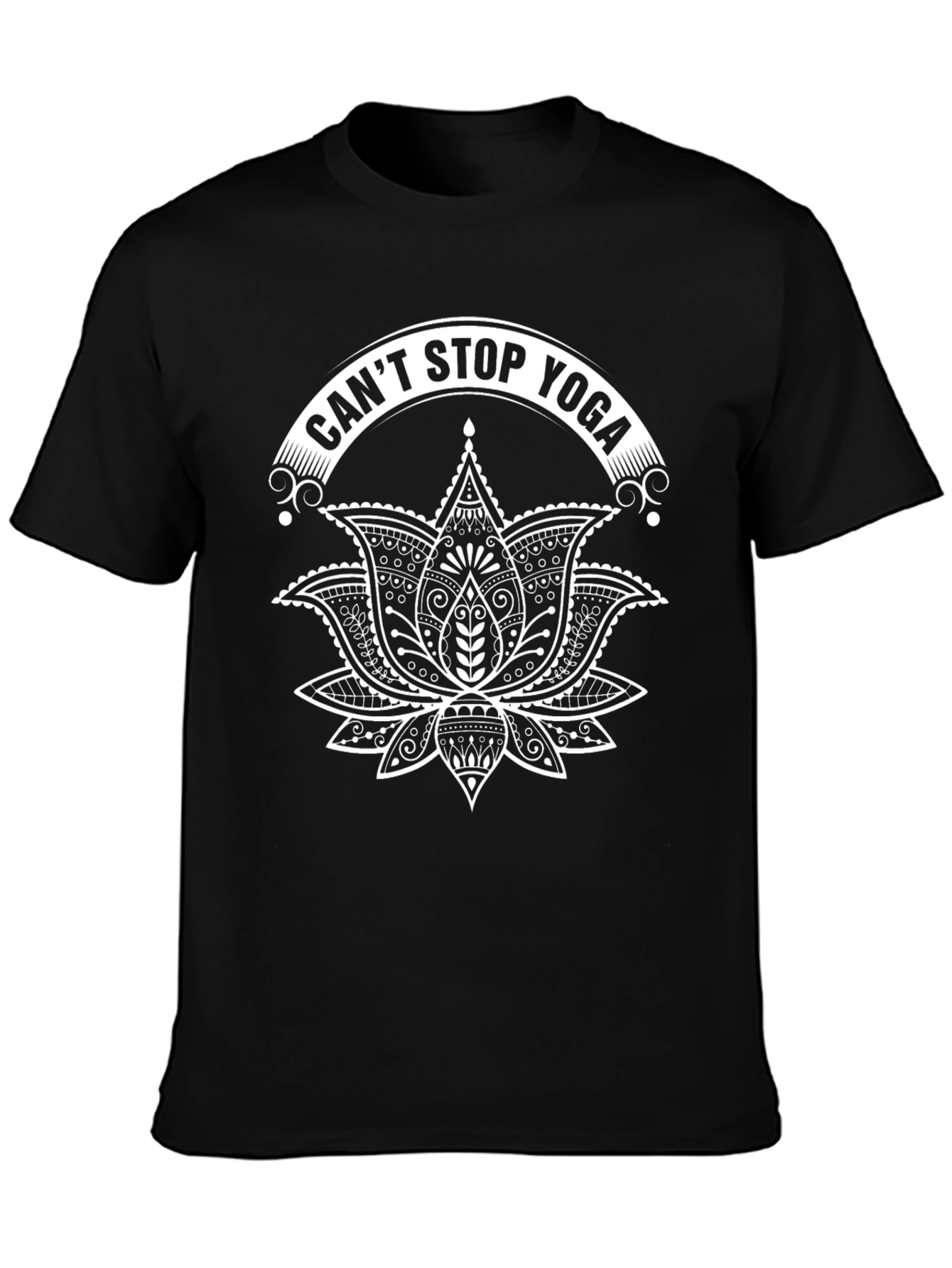 Cant Stop Yoga Mens Graphic Tee