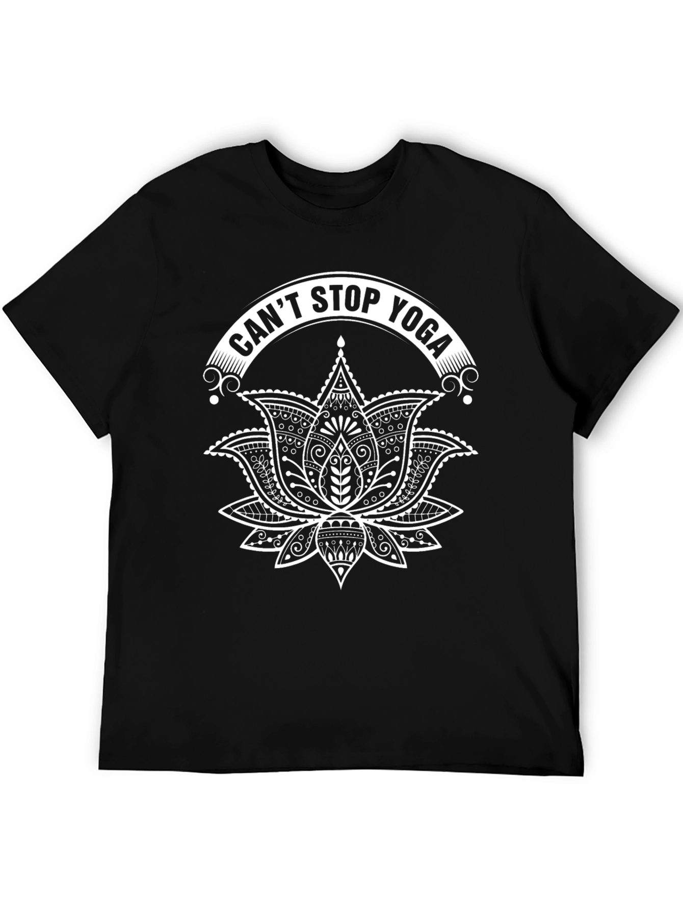 Cant Stop Yoga Mens Graphic Tee