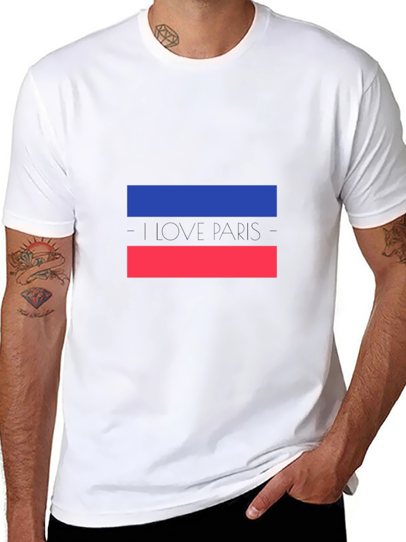 Striped Graphic Tee - Casual Style