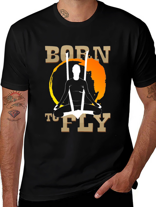 Born to Fly Graphic Tee - Stylish Casual Comfort