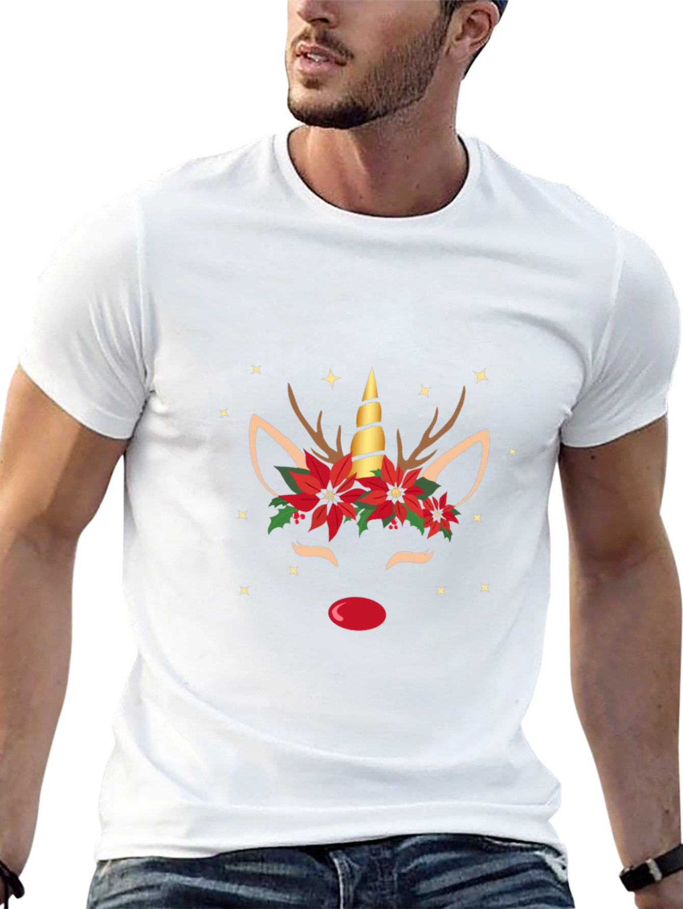 Unicorn Christmas Graphic Tee