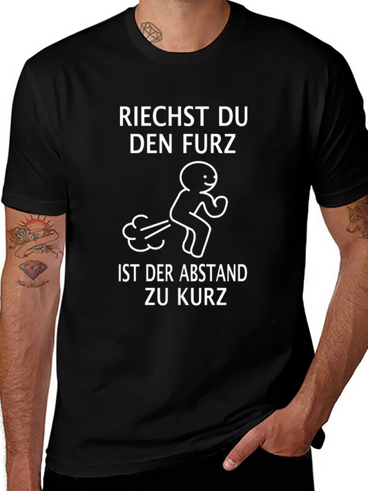 Funny German Fart Joke Humor Black T-Shirt