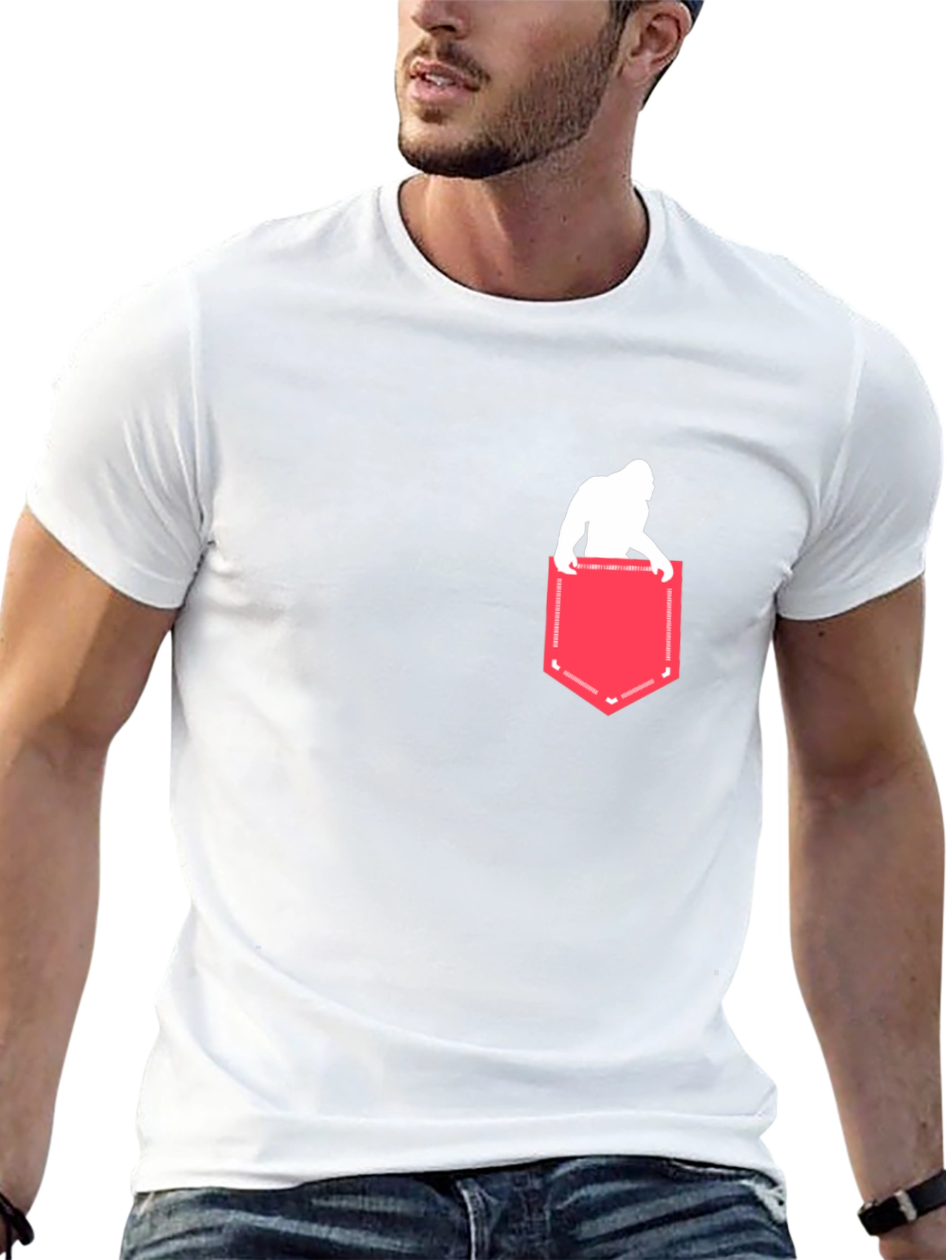 Bigfoot Pocket Graphic Tee - Black