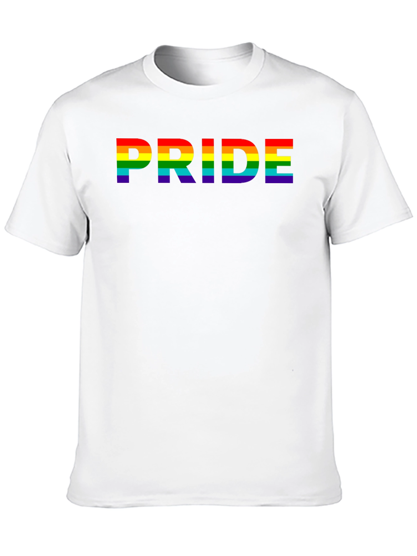 Pride Rainbow Graphic Black T-Shirt