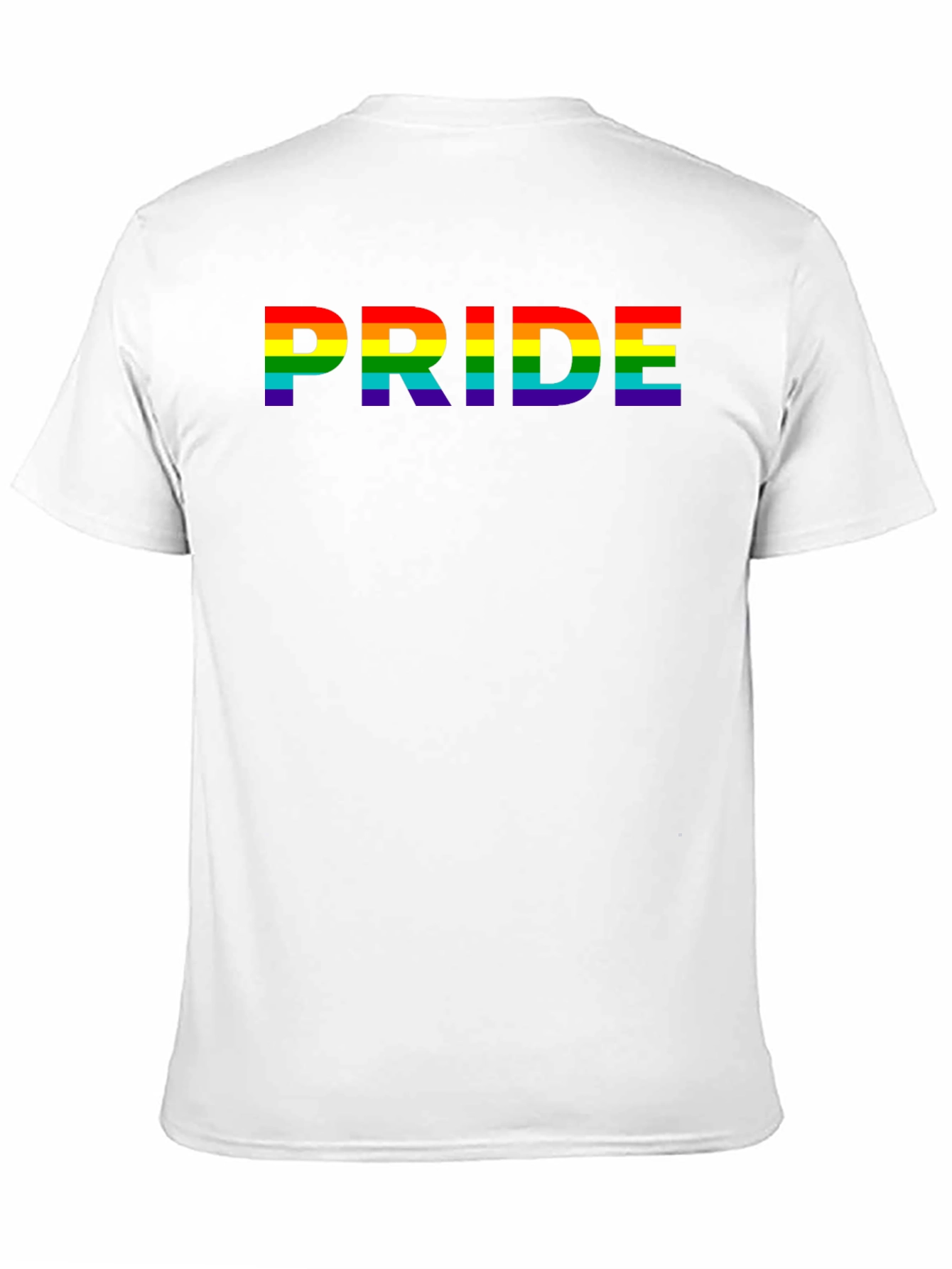 Pride Rainbow Graphic Black T-Shirt