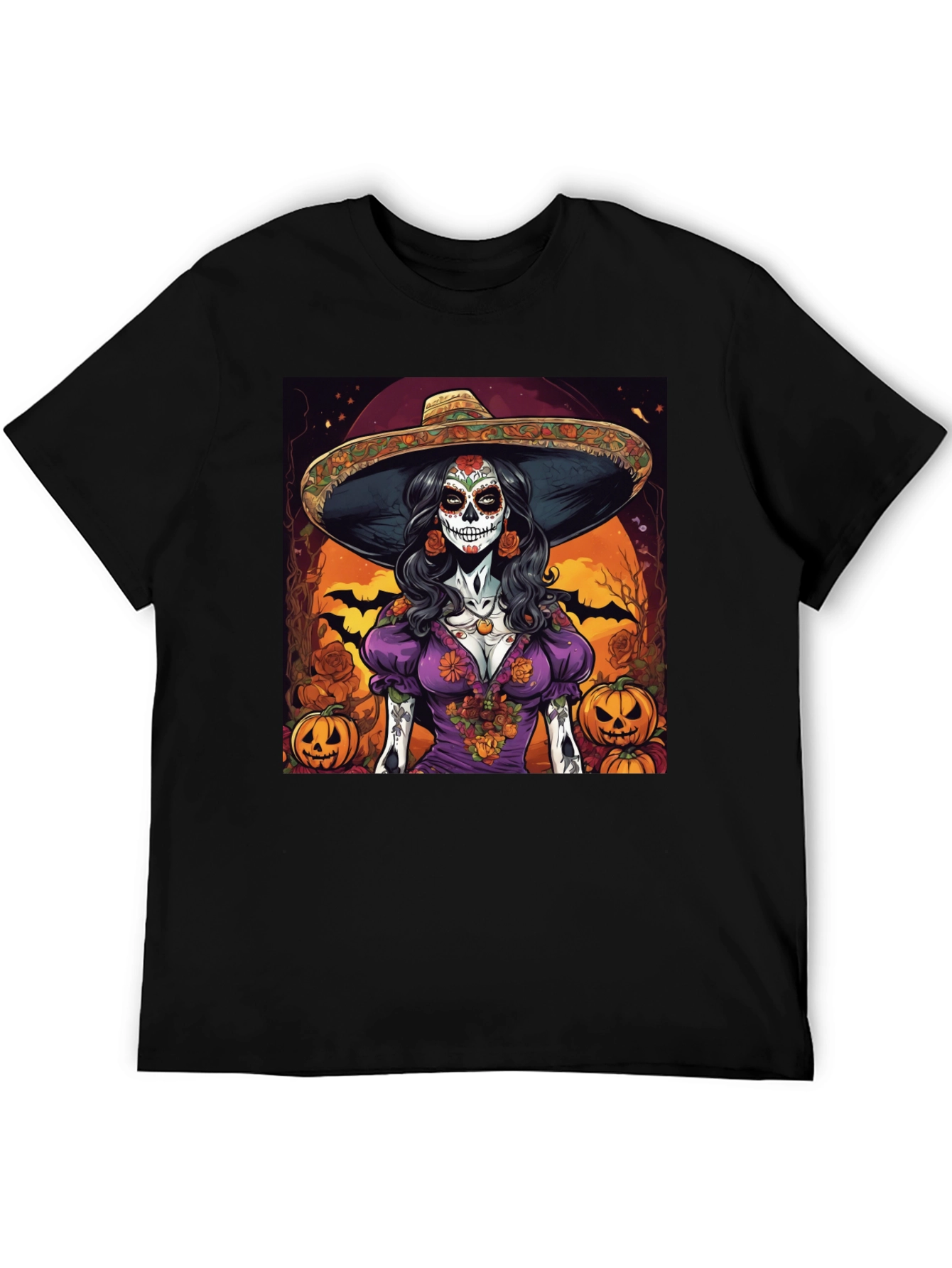 Sugar Skull Halloween T-Shirt
