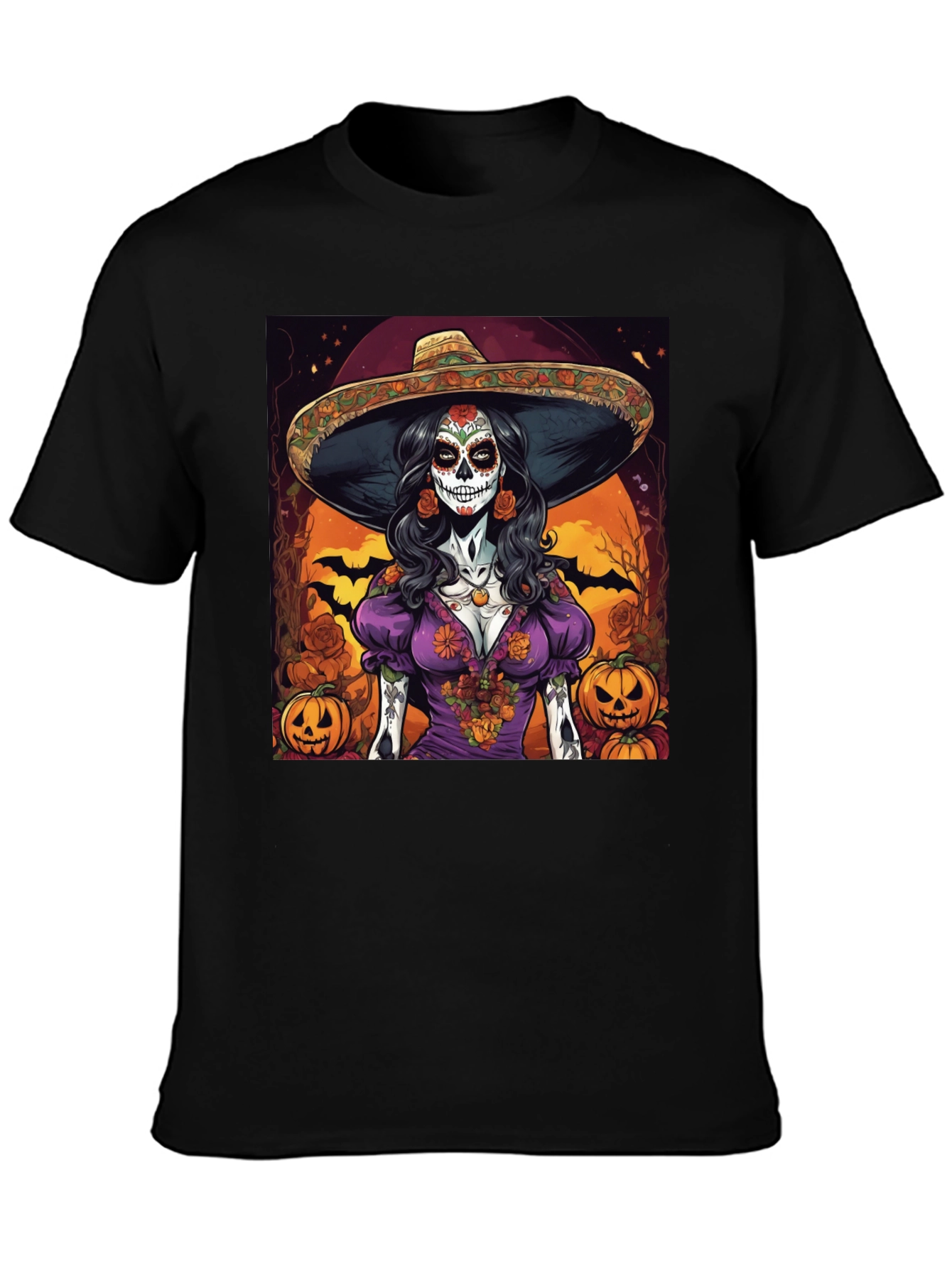 Sugar Skull Halloween T-Shirt