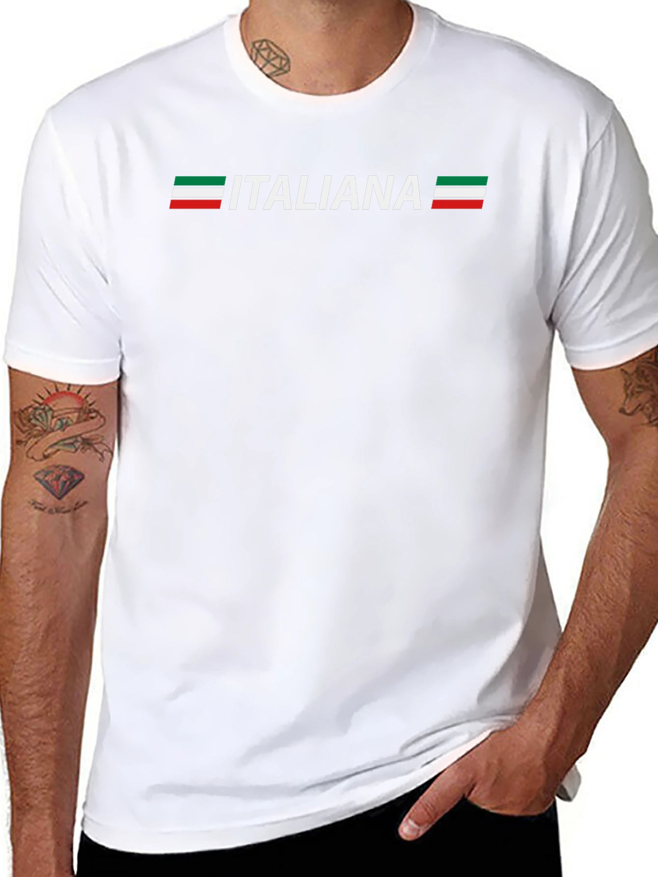 Italiana Graphic Tee - Mens Short Sleeve Shirt