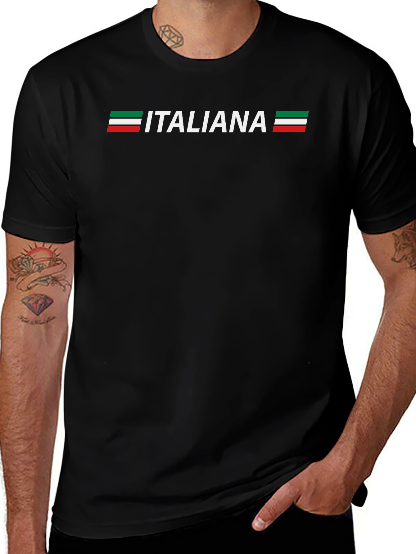 Italiana Graphic Tee - Mens Short Sleeve Shirt
