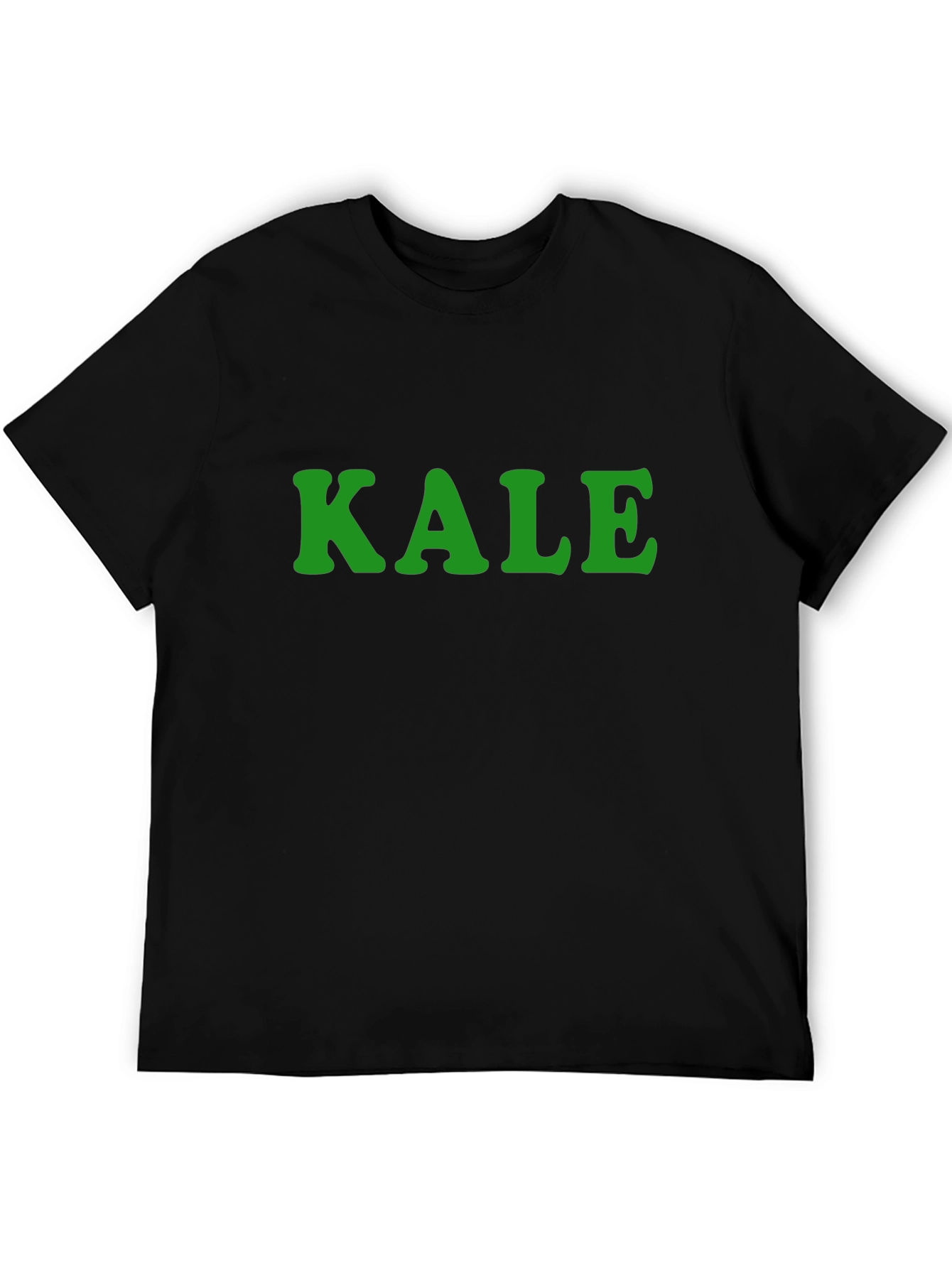 KALE Graphic Tee - Trendy Comfortable Black T-Shirt