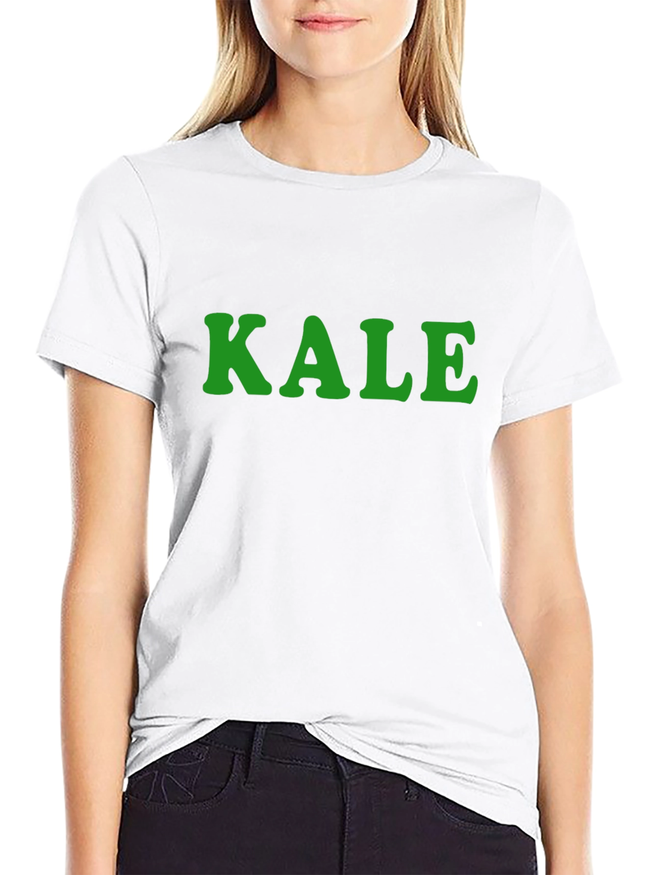 KALE Graphic Tee - Trendy Comfortable Black T-Shirt