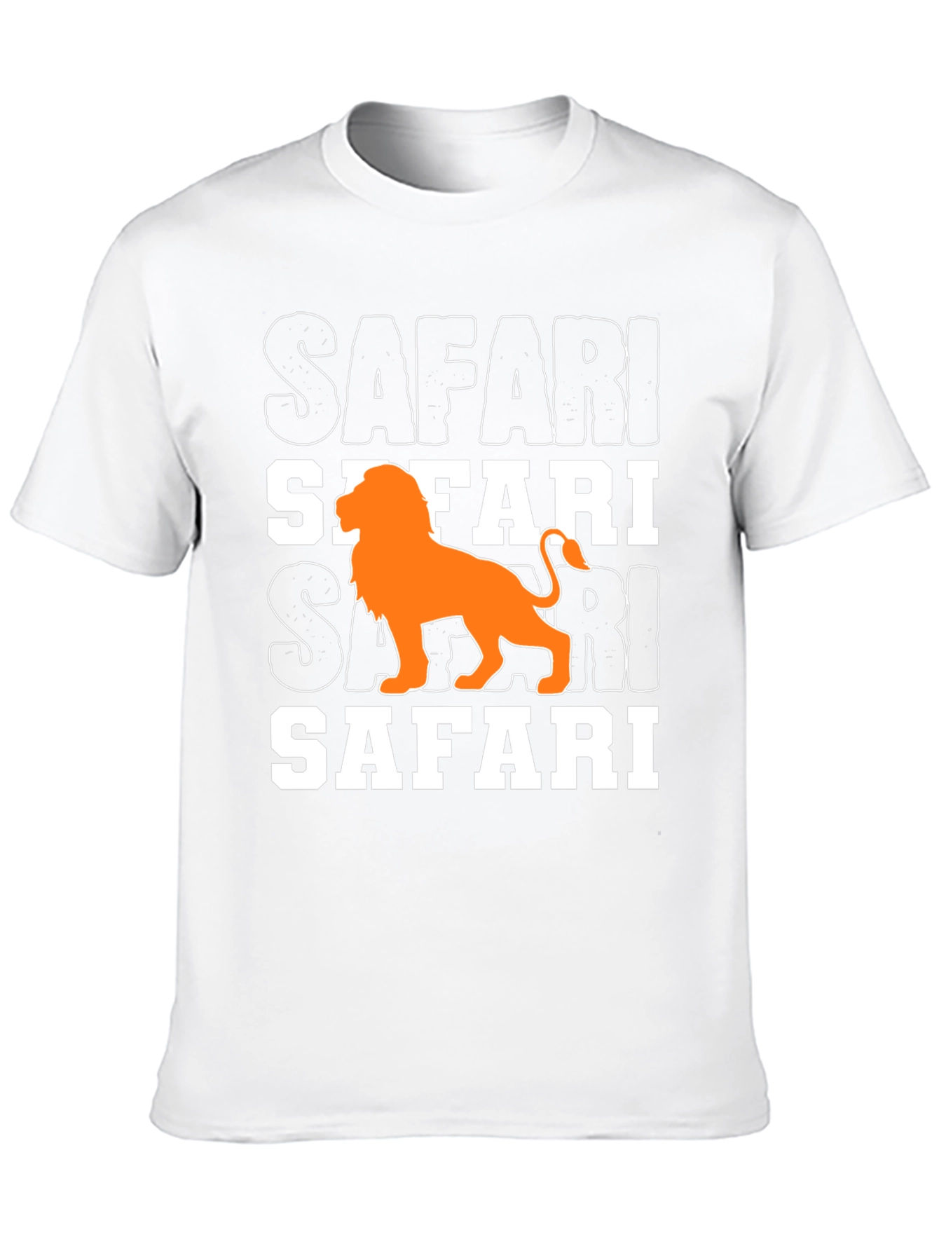 Safari Lion Graphic T-Shirt - Mens Black Tee