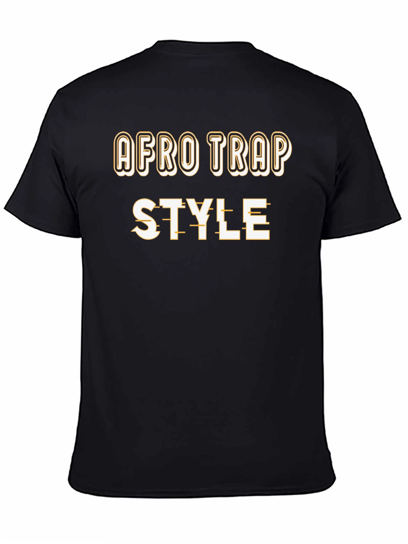 Afro Trap Style Black Graphic Tee