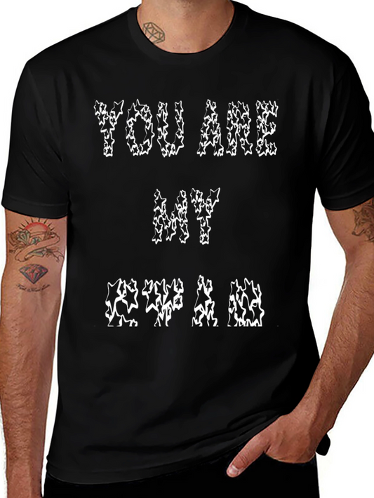YOU ARE MY STAR T-Shirt - Black Cotton Tee