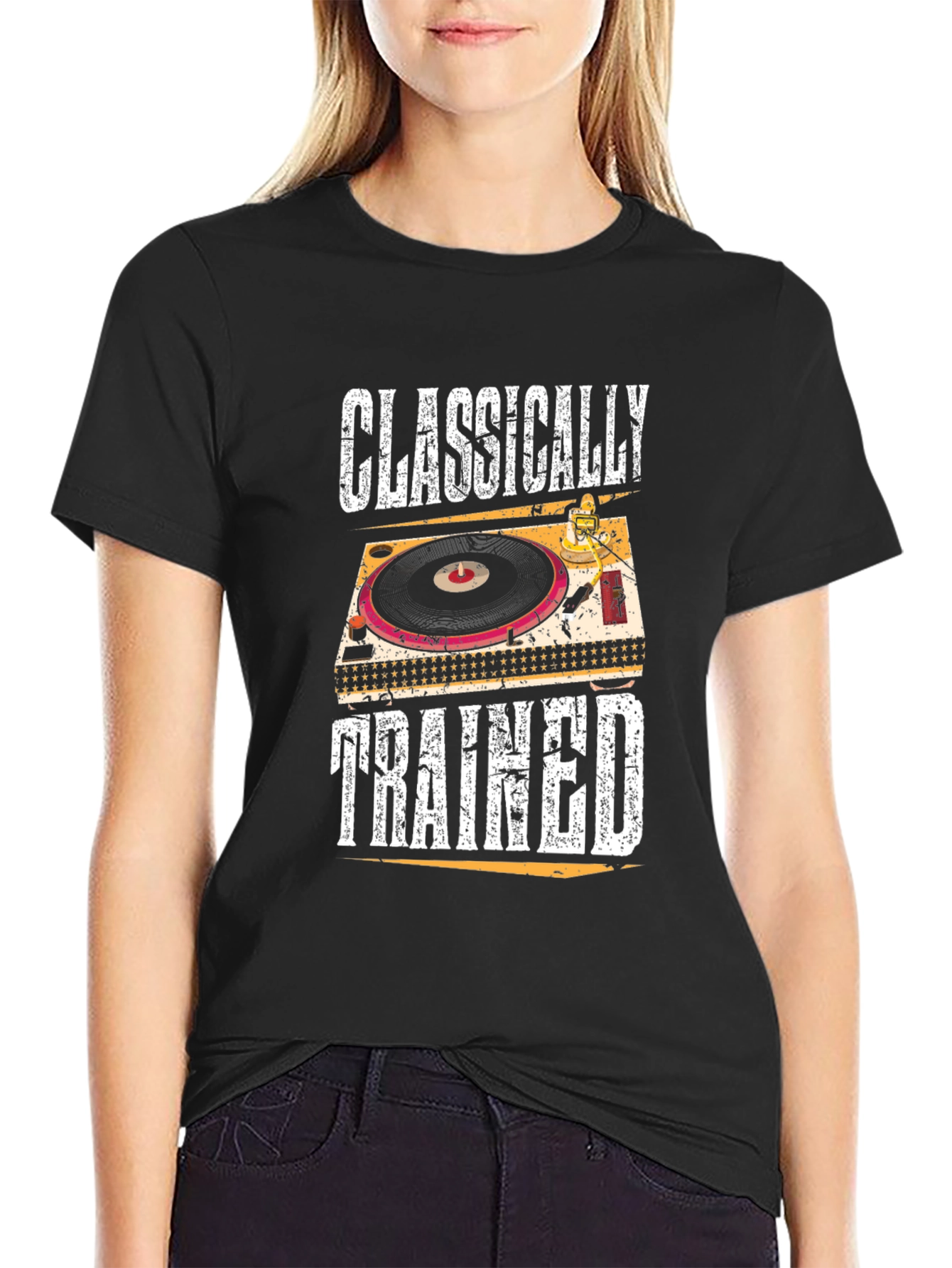 Classically Trained DJ Black T-Shirt