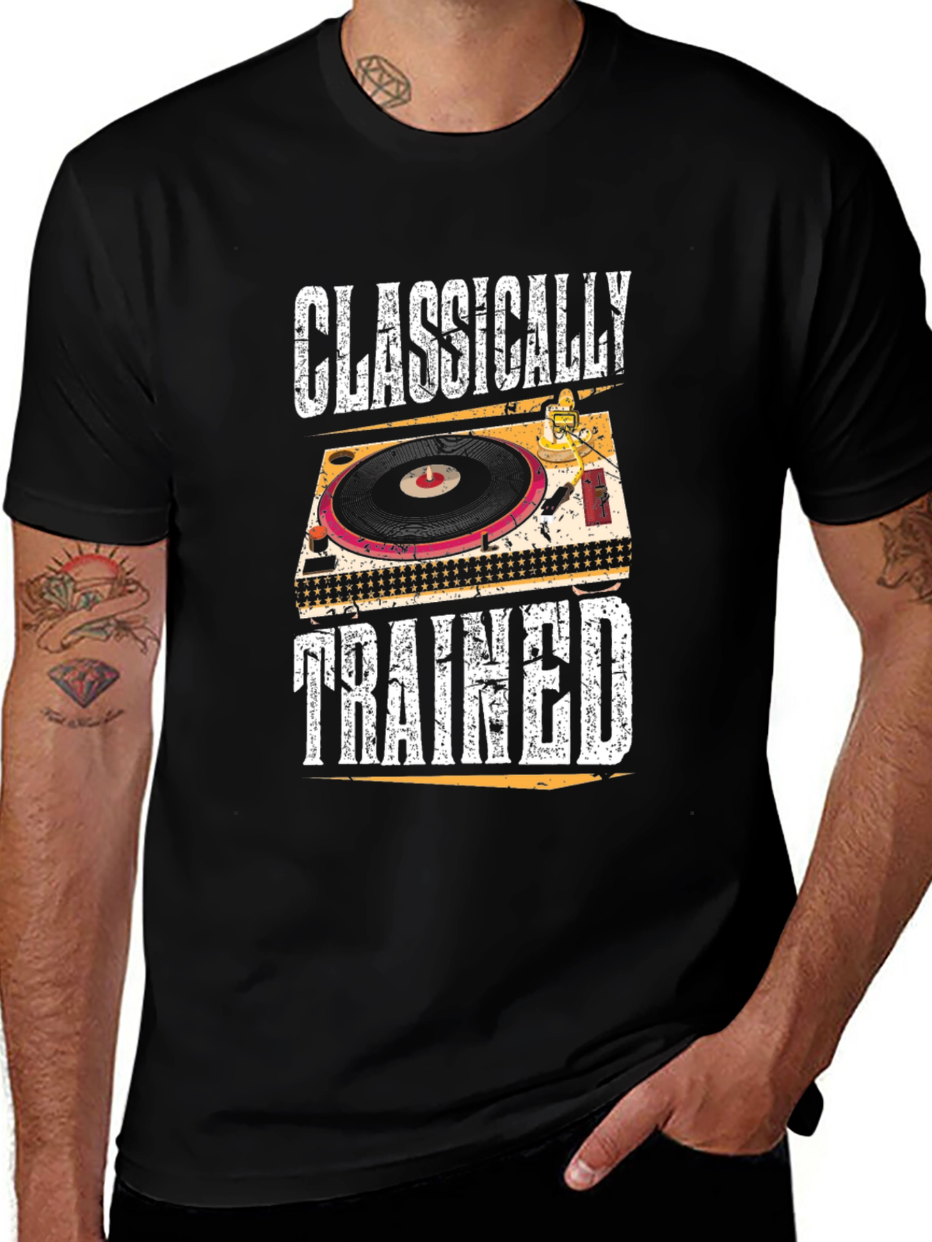 Classically Trained DJ Black T-Shirt