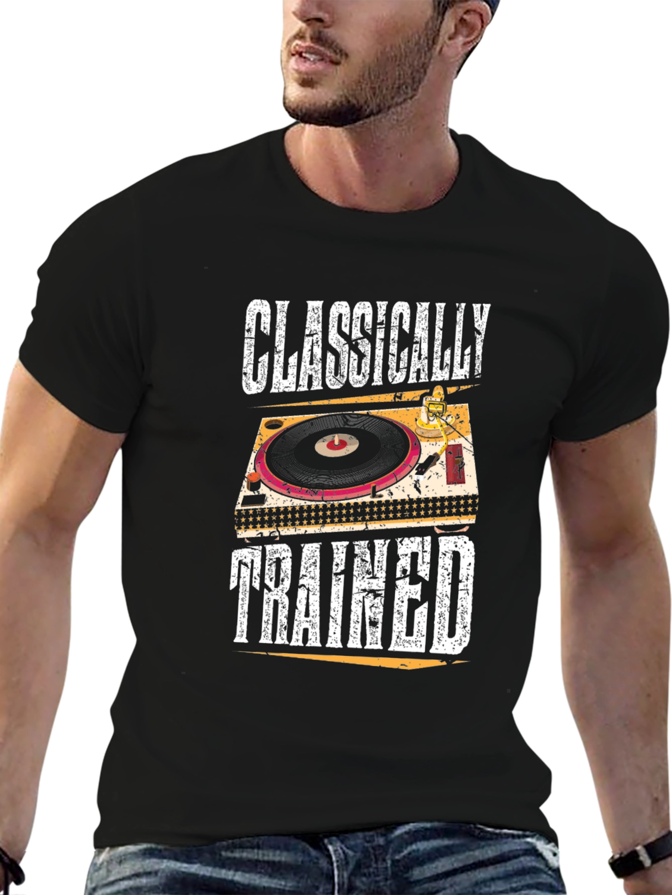 Classically Trained DJ Black T-Shirt