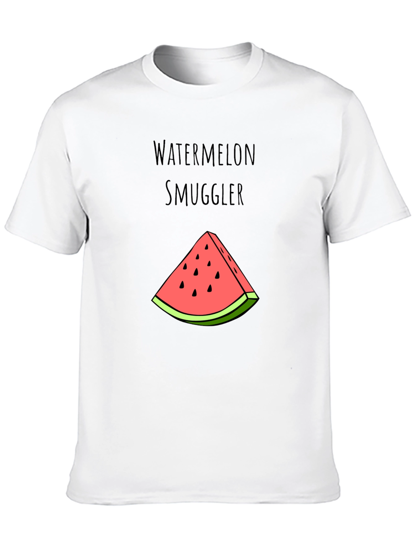 Watermelon Smuggler Graphic Tee - Funny Summer Shirt