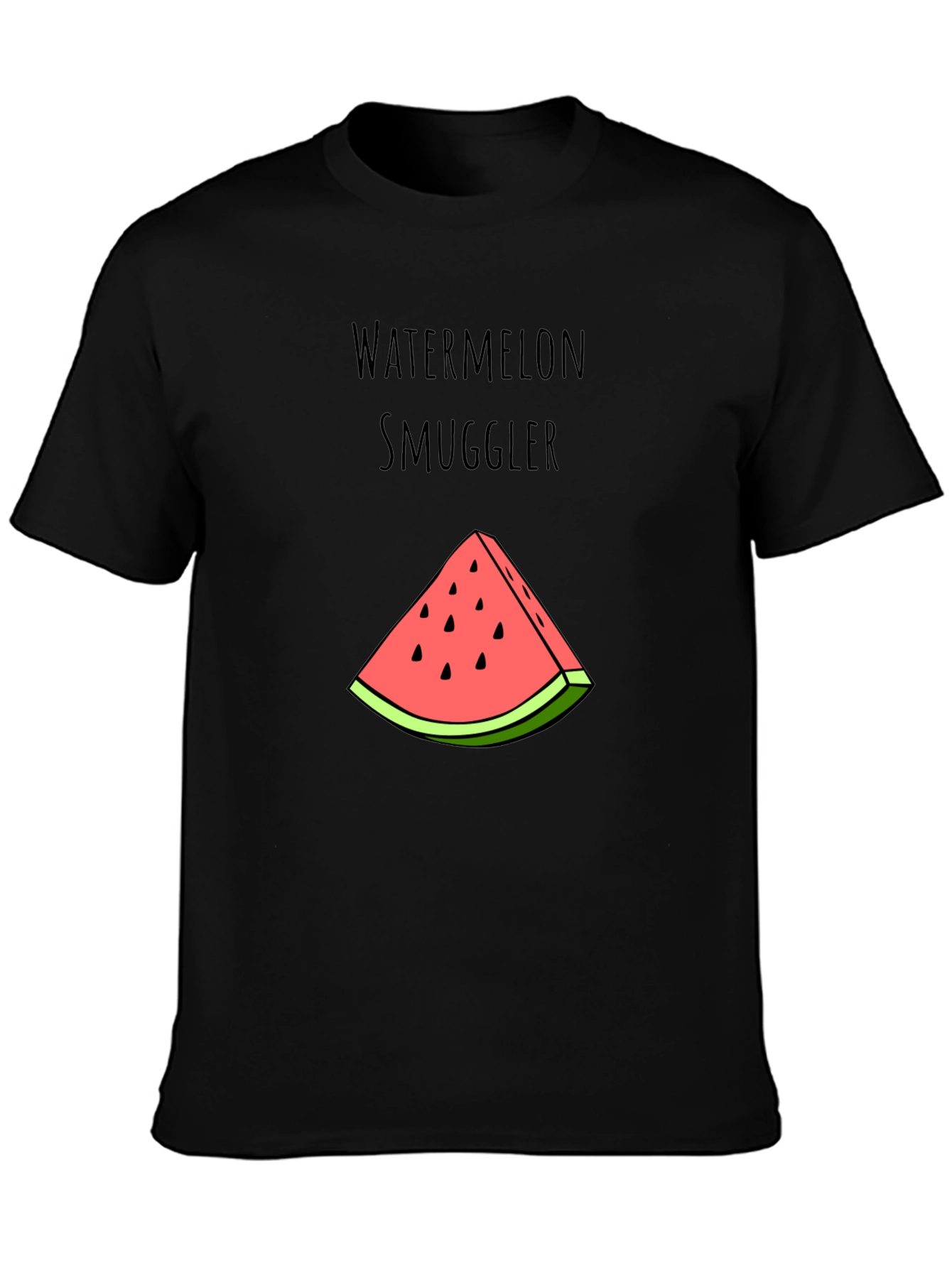 Watermelon Smuggler Graphic Tee - Funny Summer Shirt