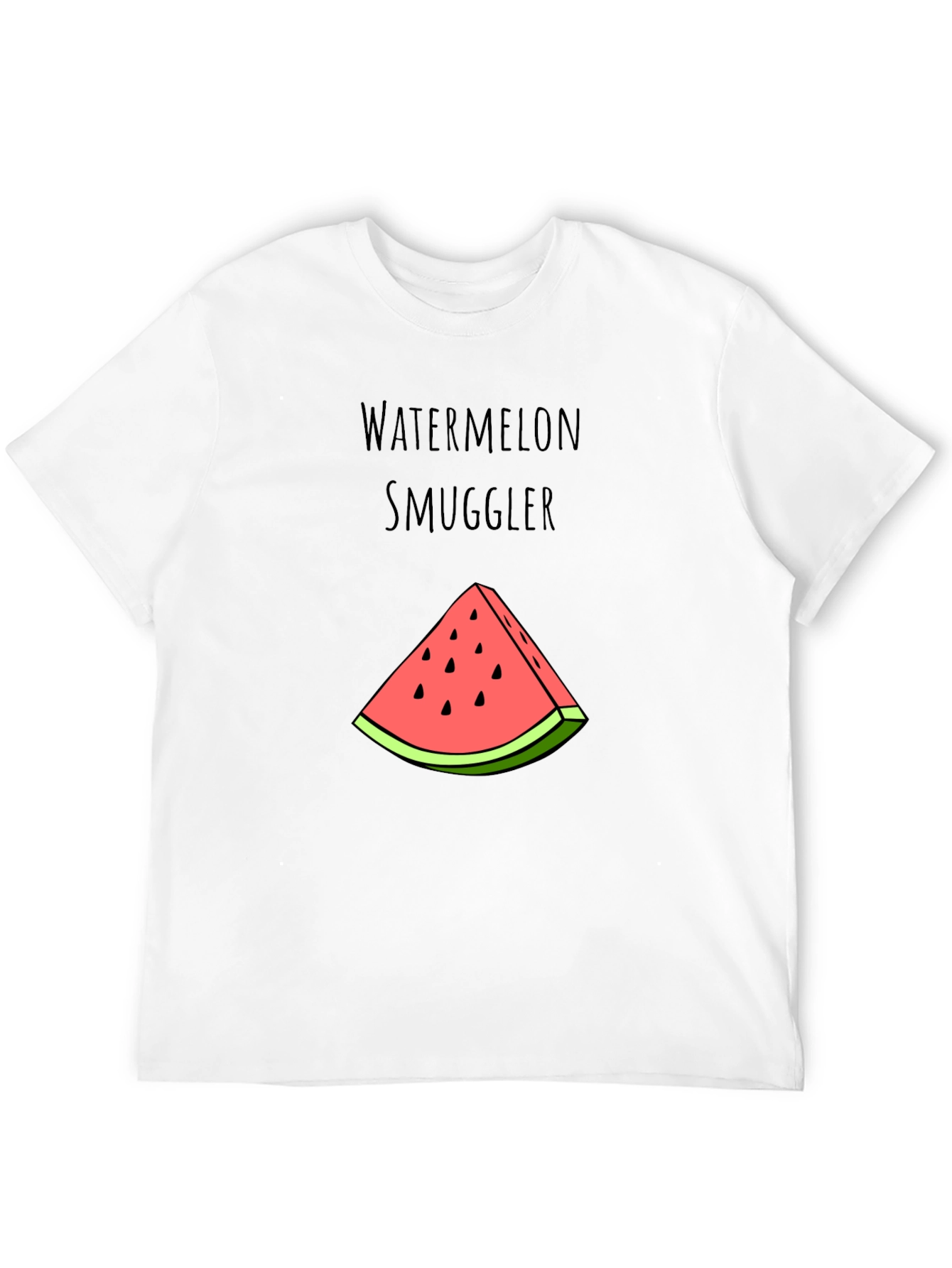 Watermelon Smuggler Graphic Tee - Funny Summer Shirt