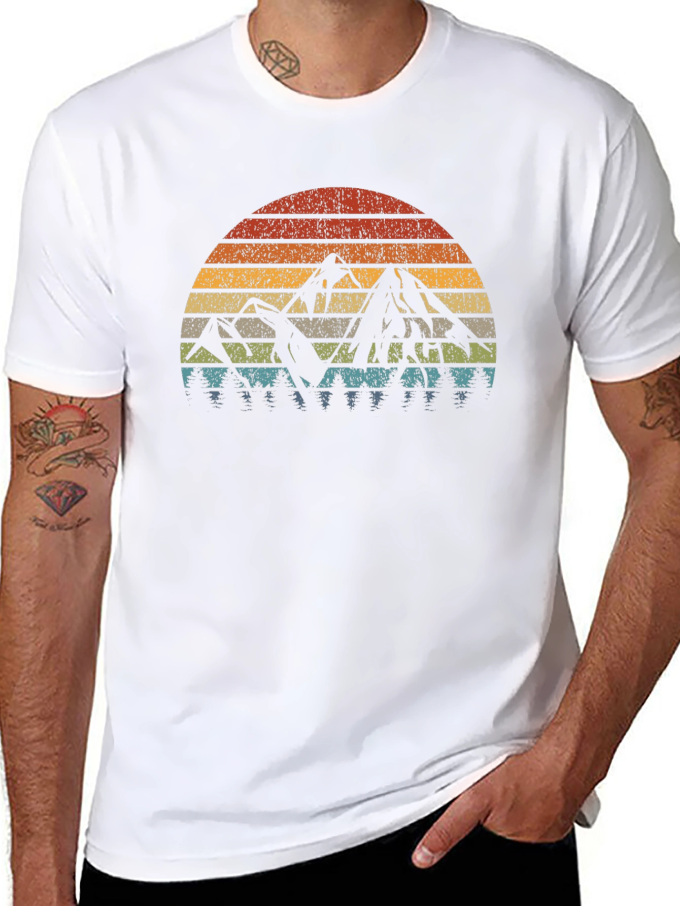 Vintage Mountainscape Tee
