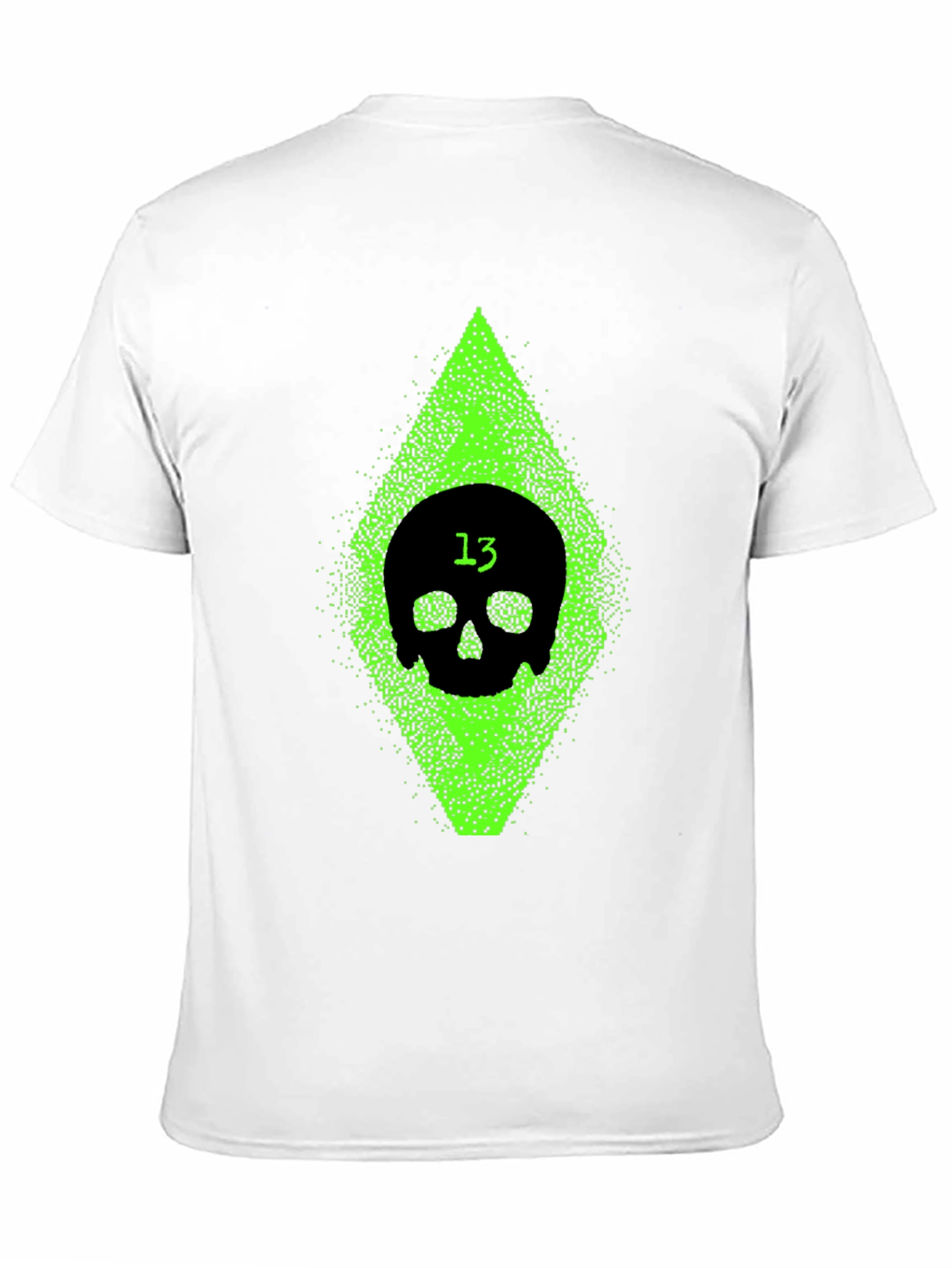 Skull 13 Graphic Tee - Black Cotton Comfort